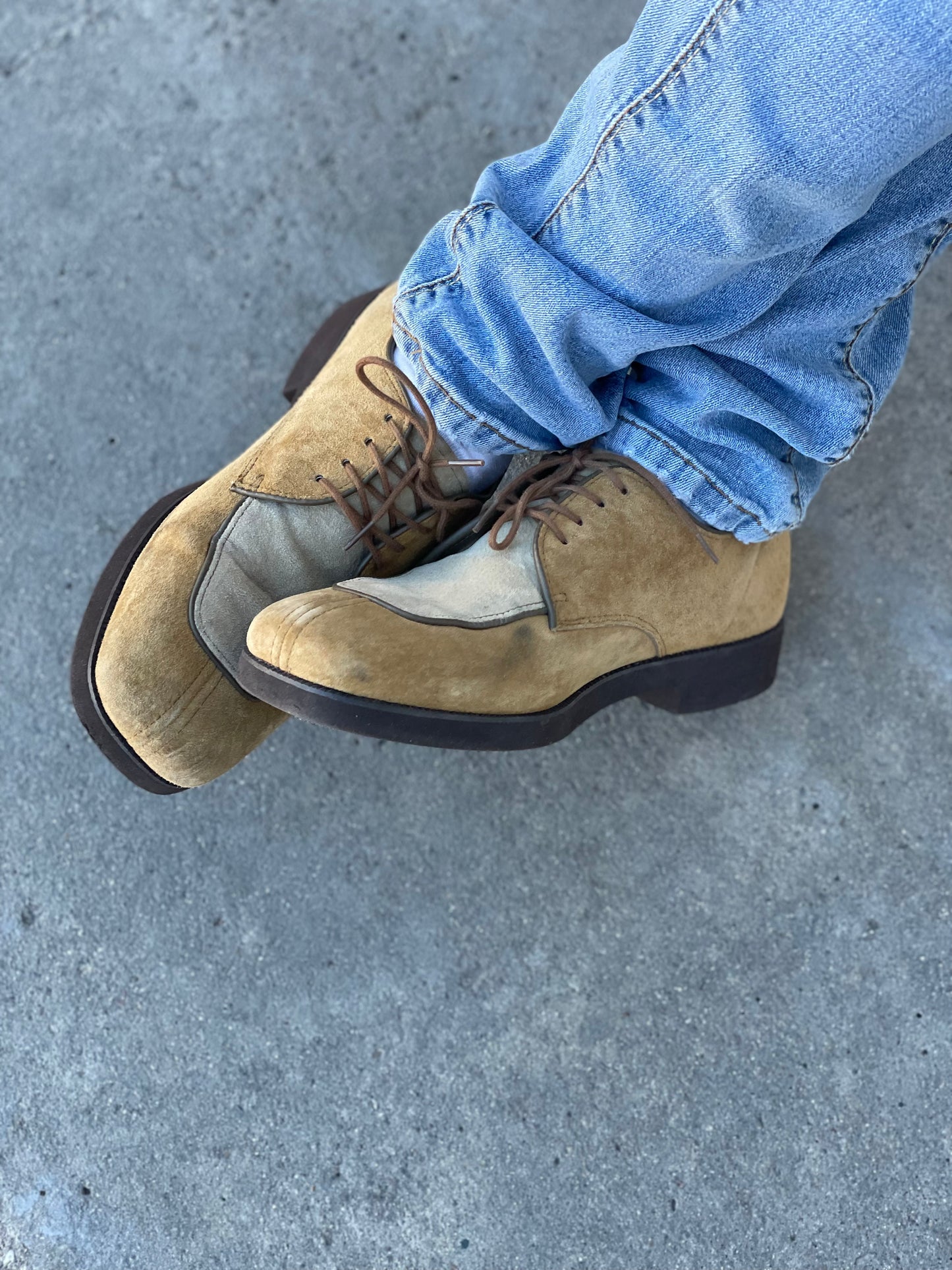 Suede Two-Tone Hush Puppies