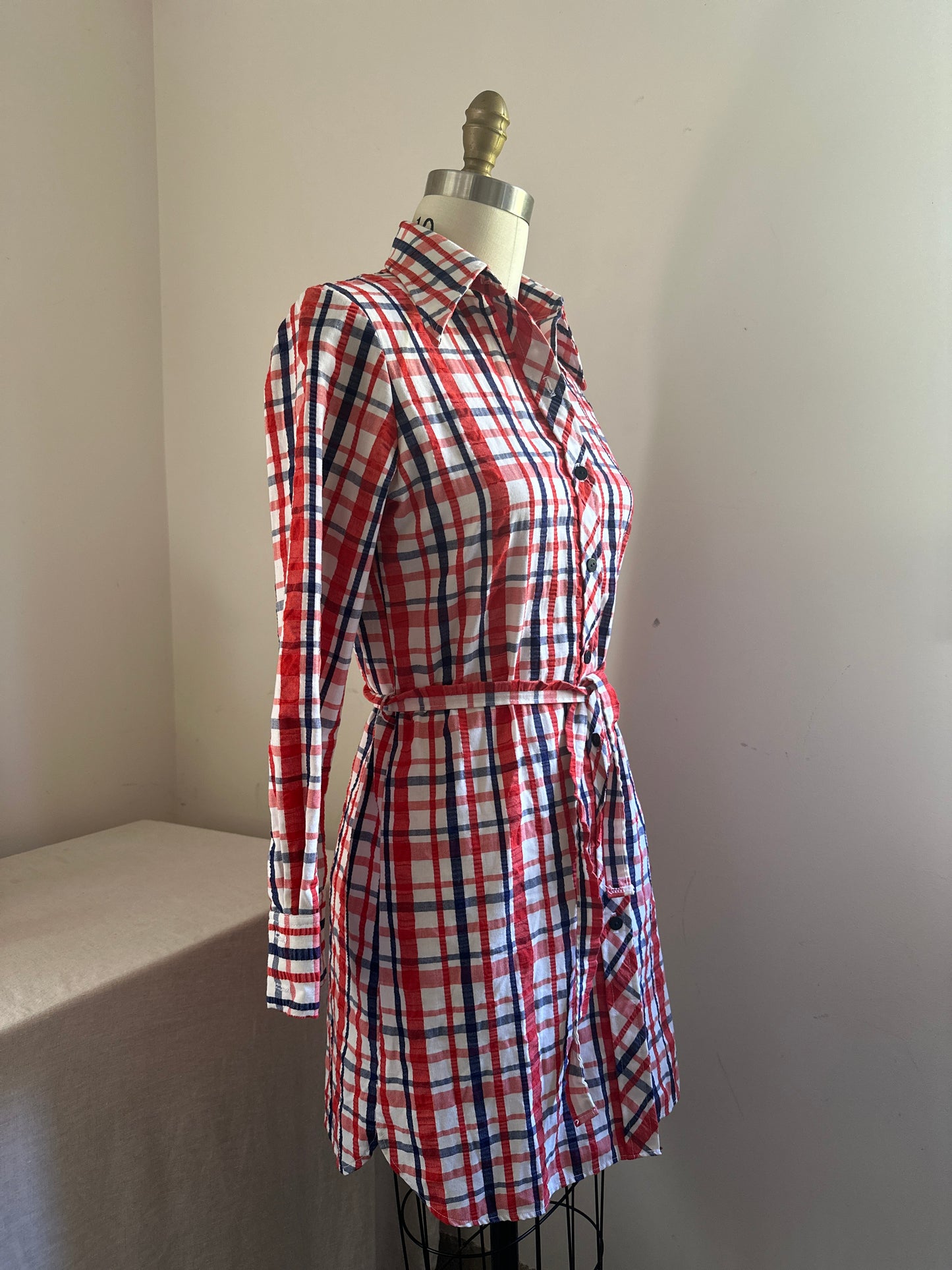 Cracker Barrel Red and Blue Dress