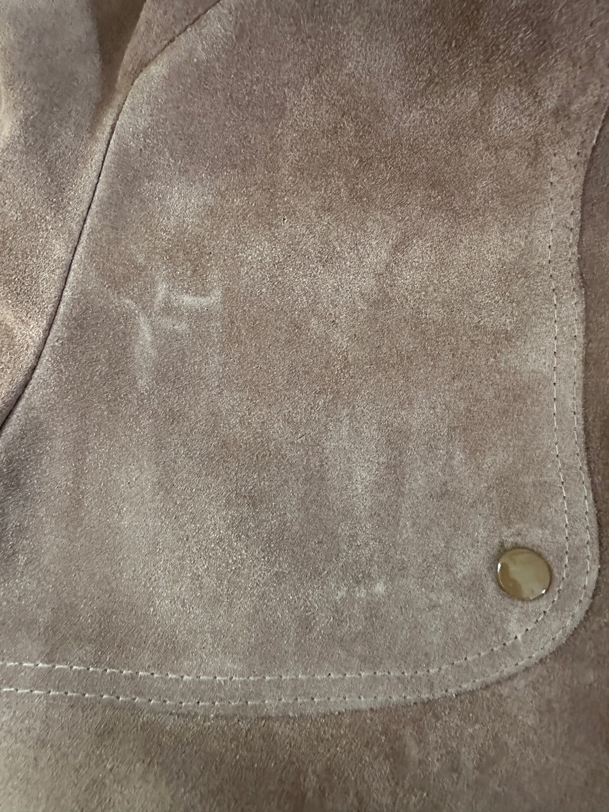 A & F Originals Brown Snap Up Leather Jacket