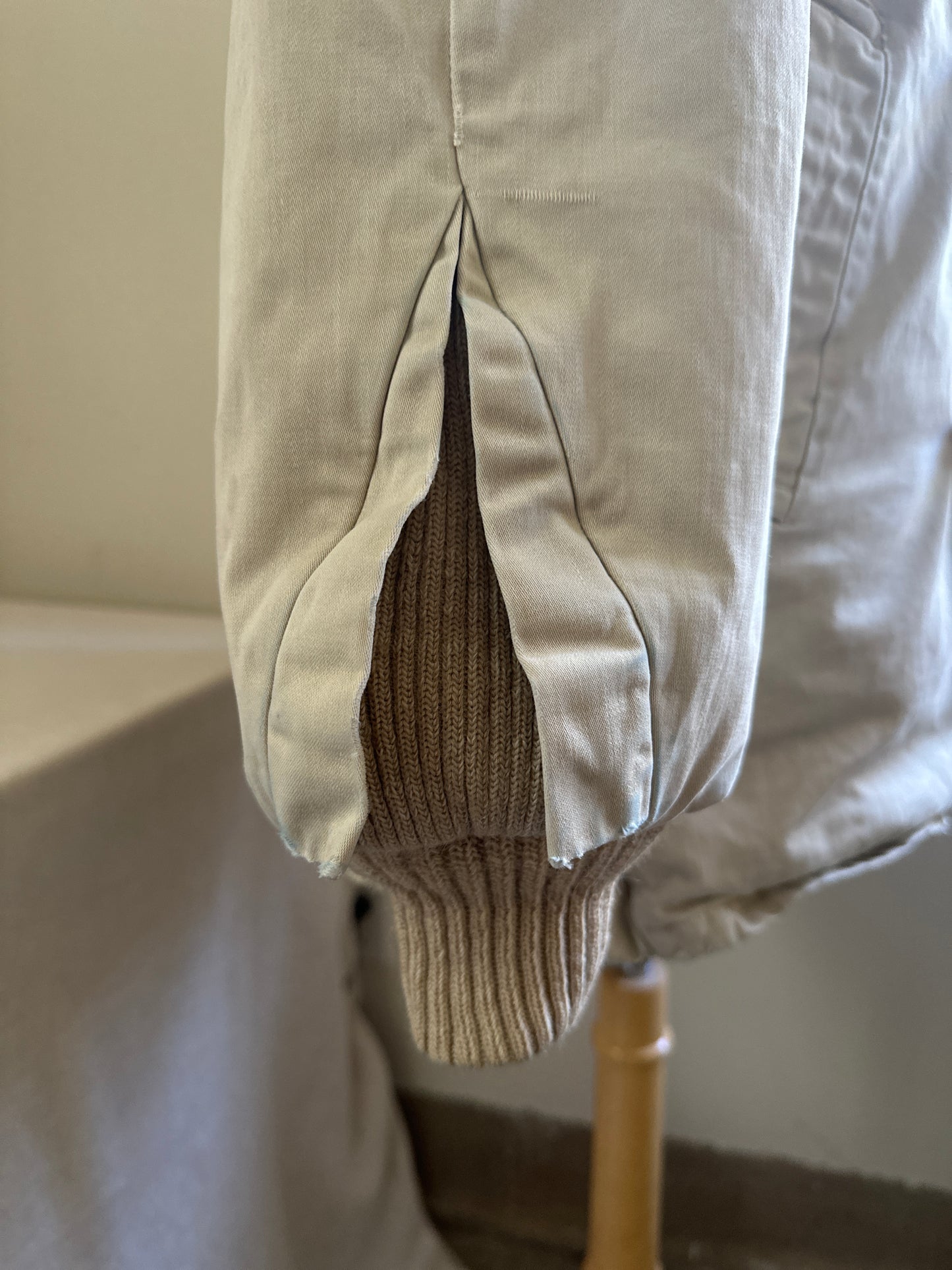 House of Shanhouse Sportswear Beige Button Up Work Jacket