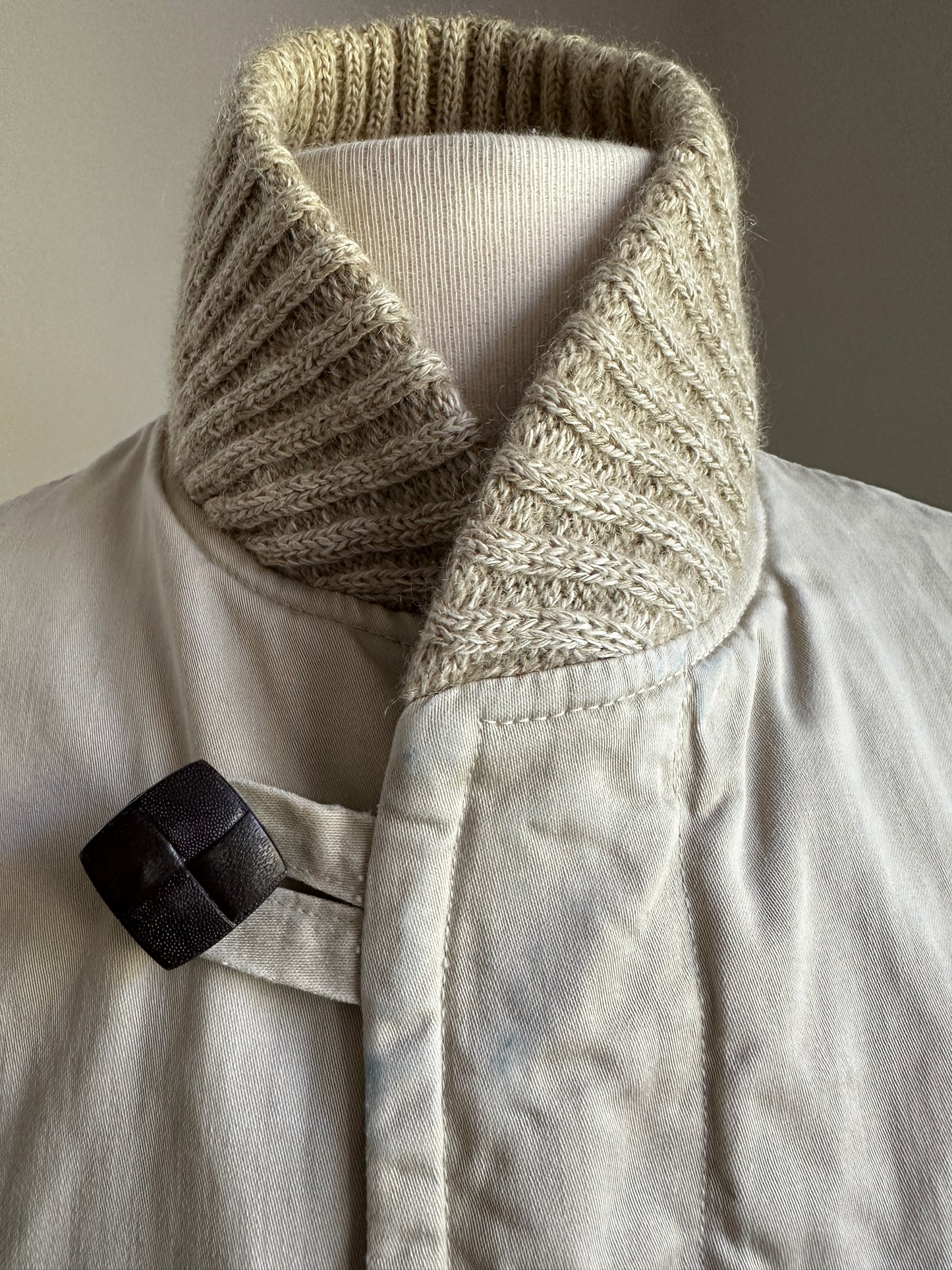 House of Shanhouse Sportswear Beige Button Up Work Jacket