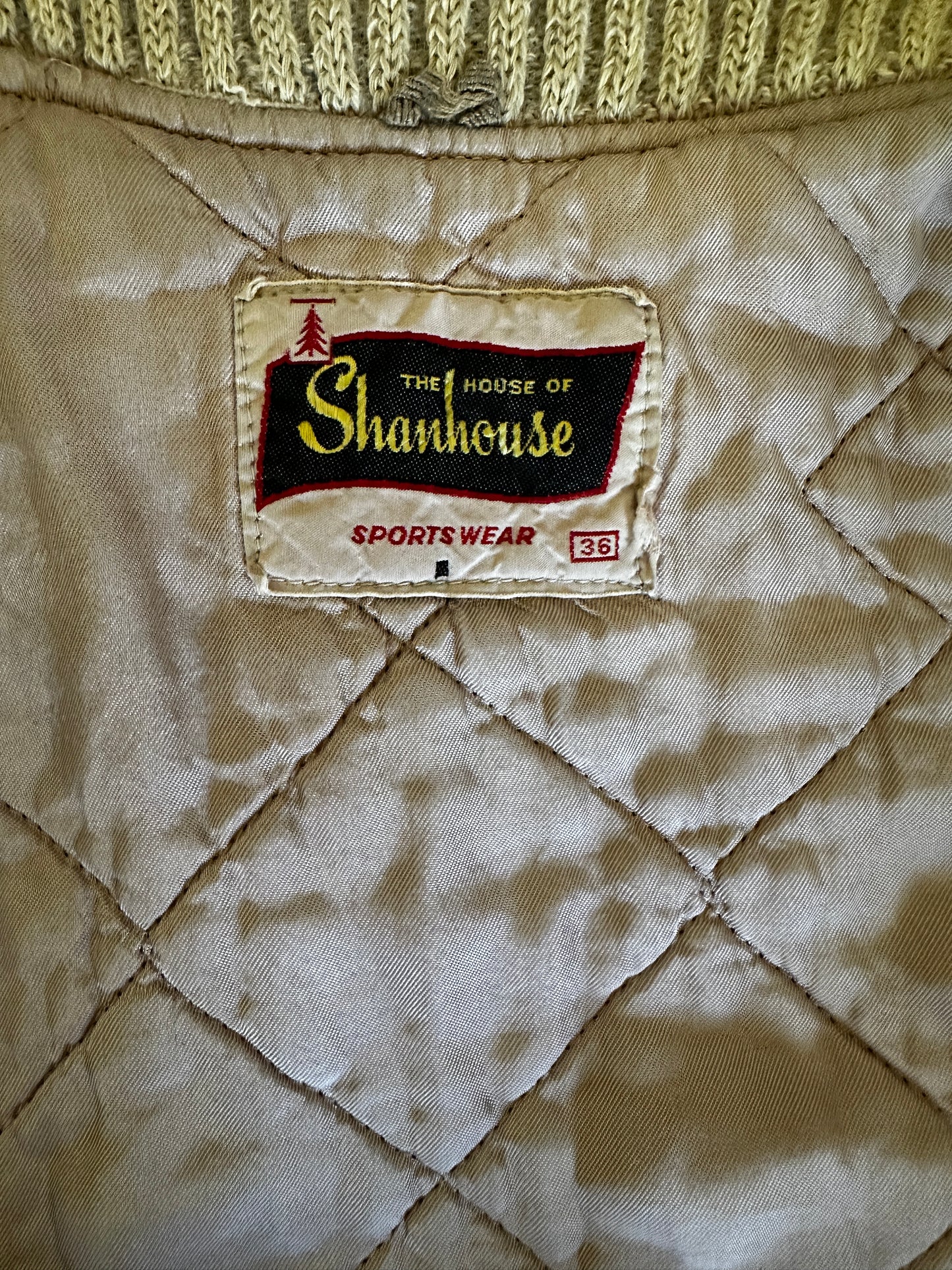 House of Shanhouse Sportswear Beige Button Up Work Jacket