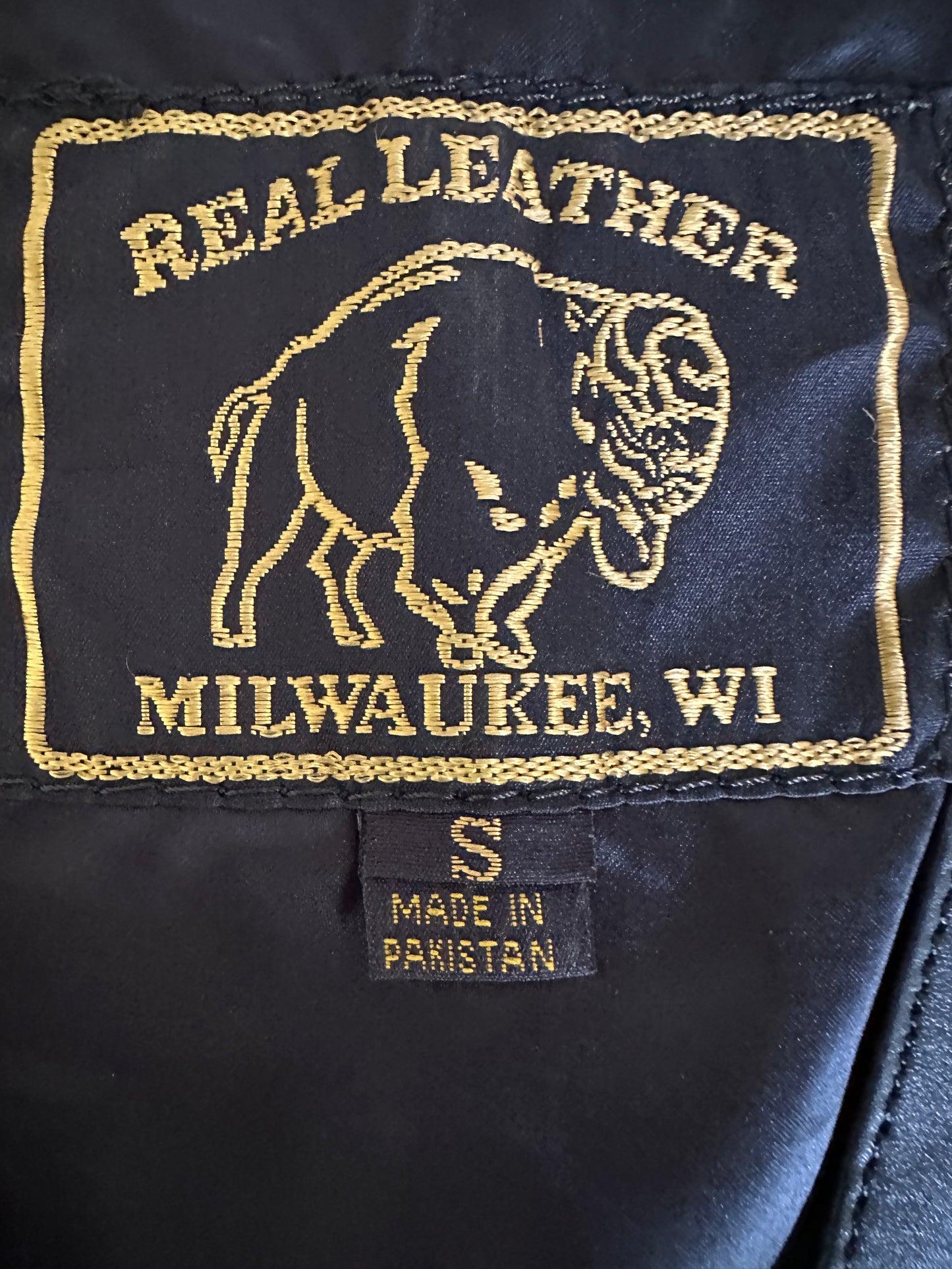 Real Leather Milwaukee, WI Black Leather Biker Vest