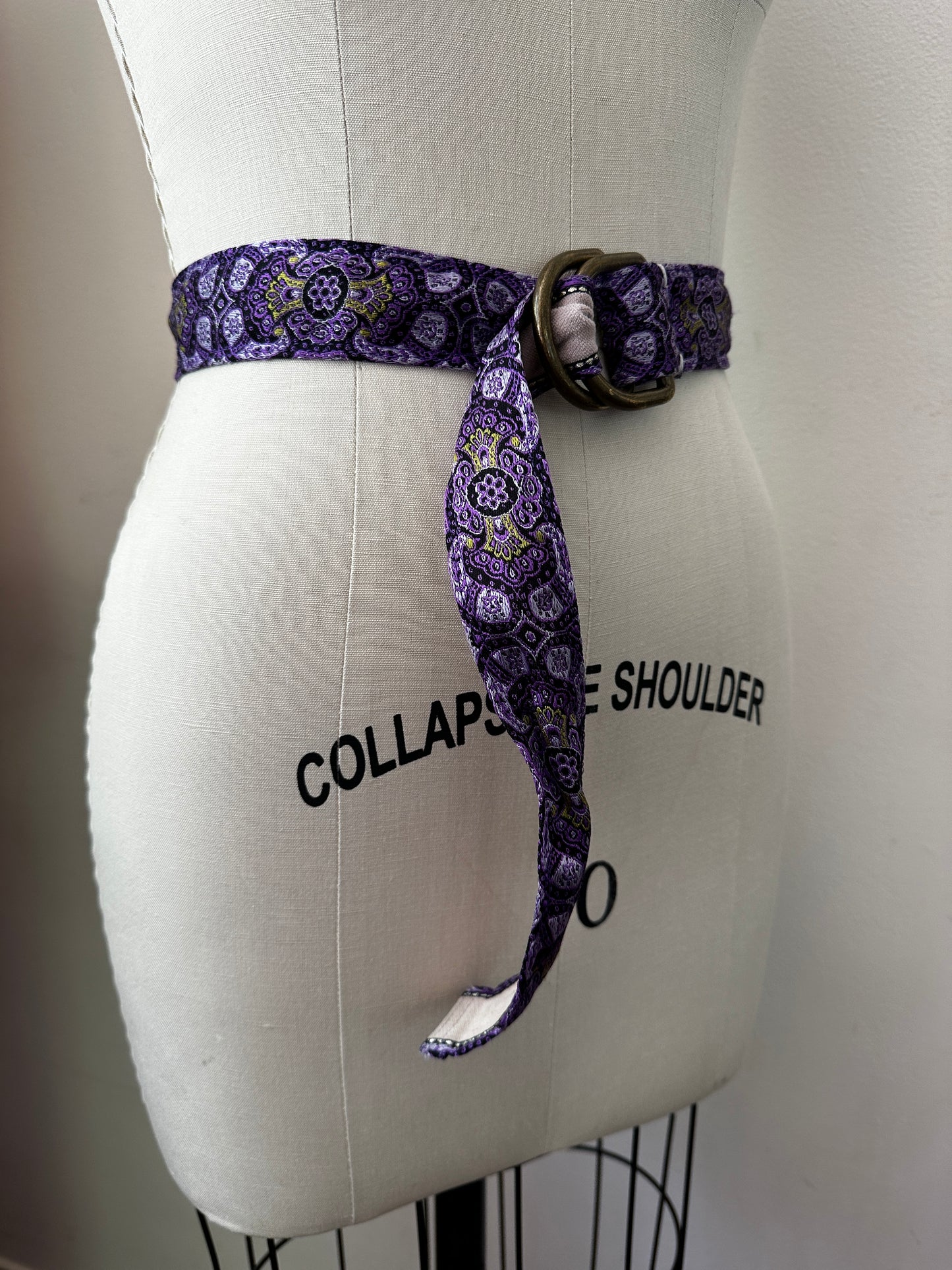 Purple Paisley Belt