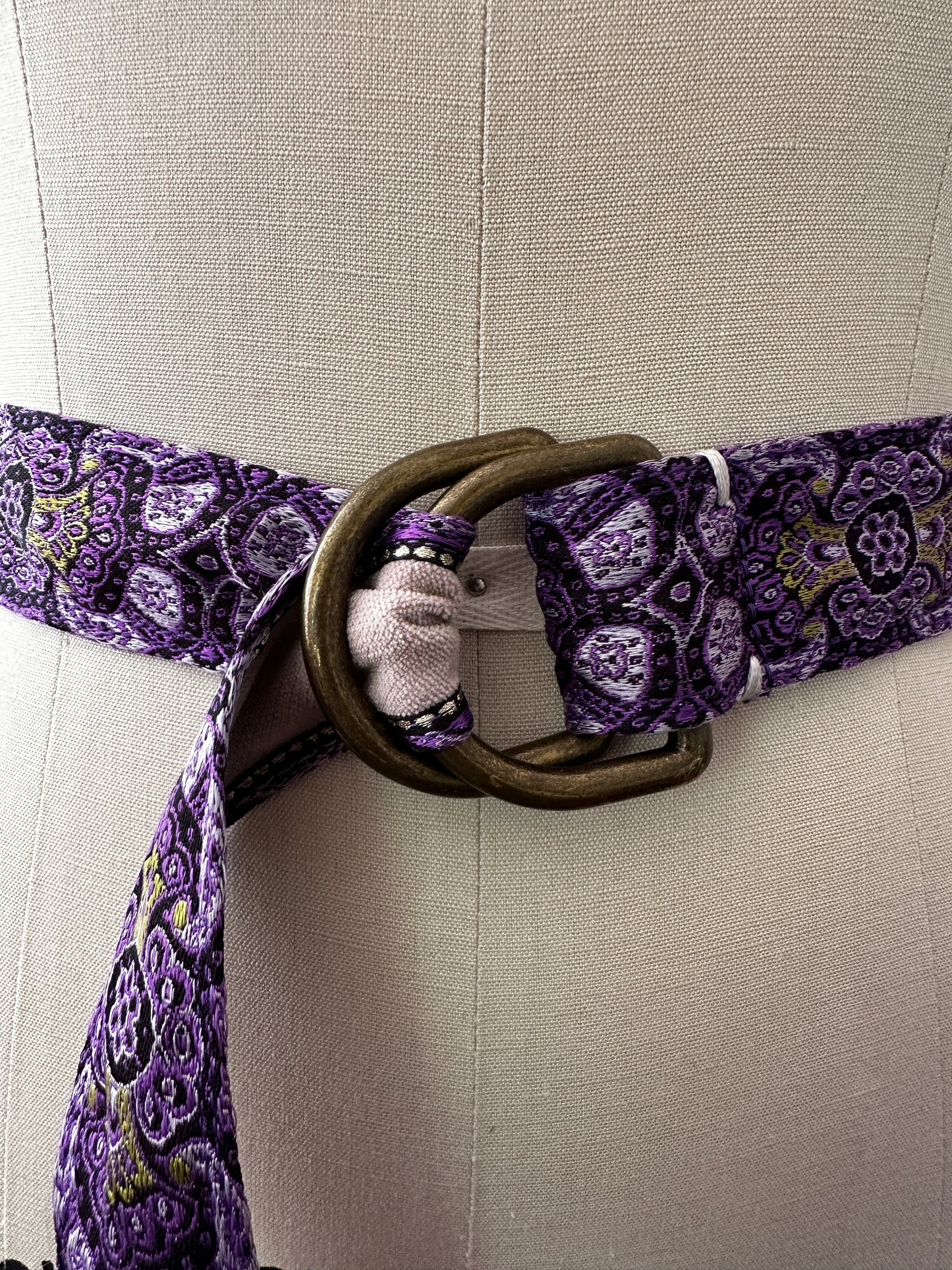 Purple Paisley Belt