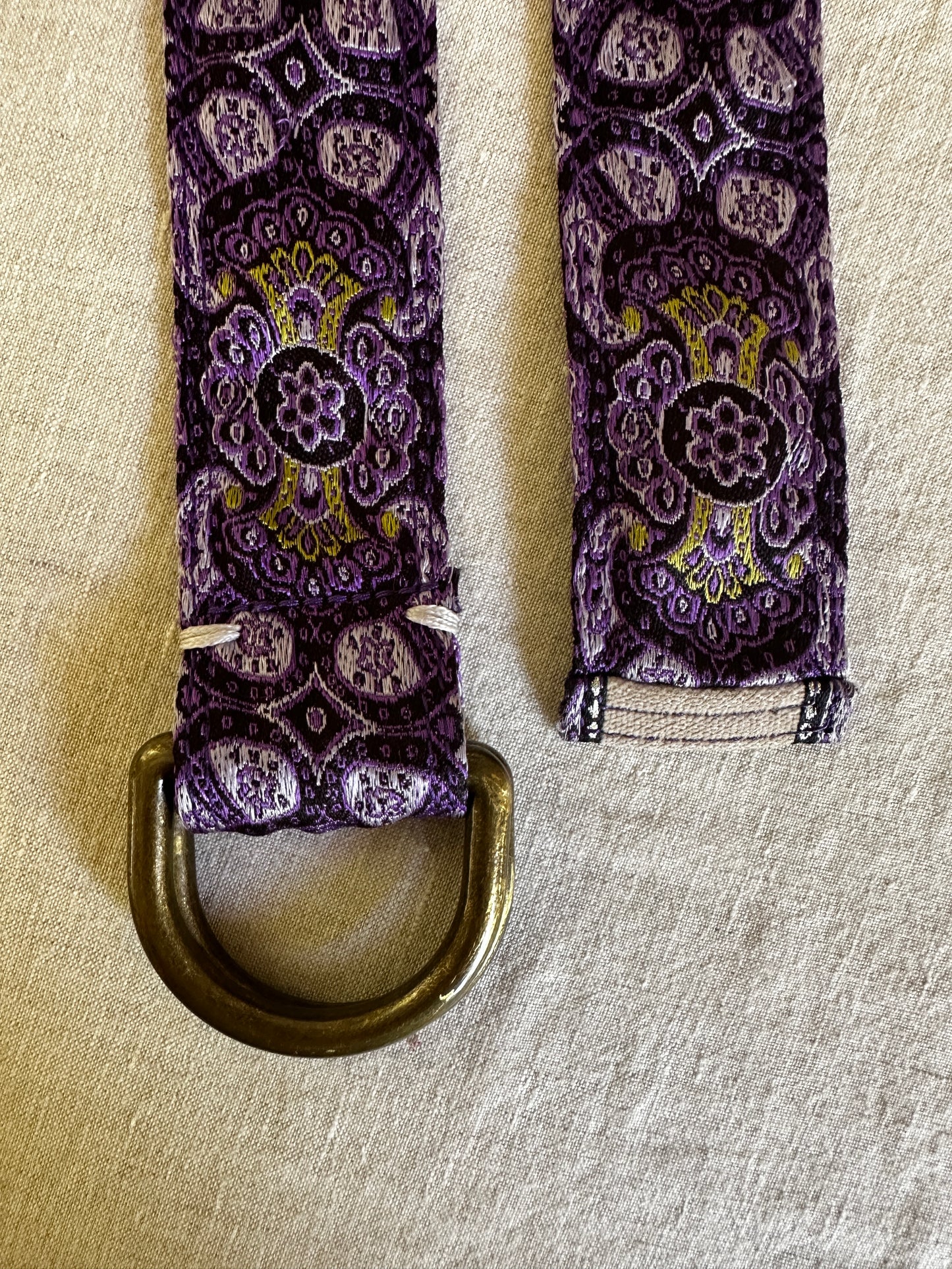 Purple Paisley Belt
