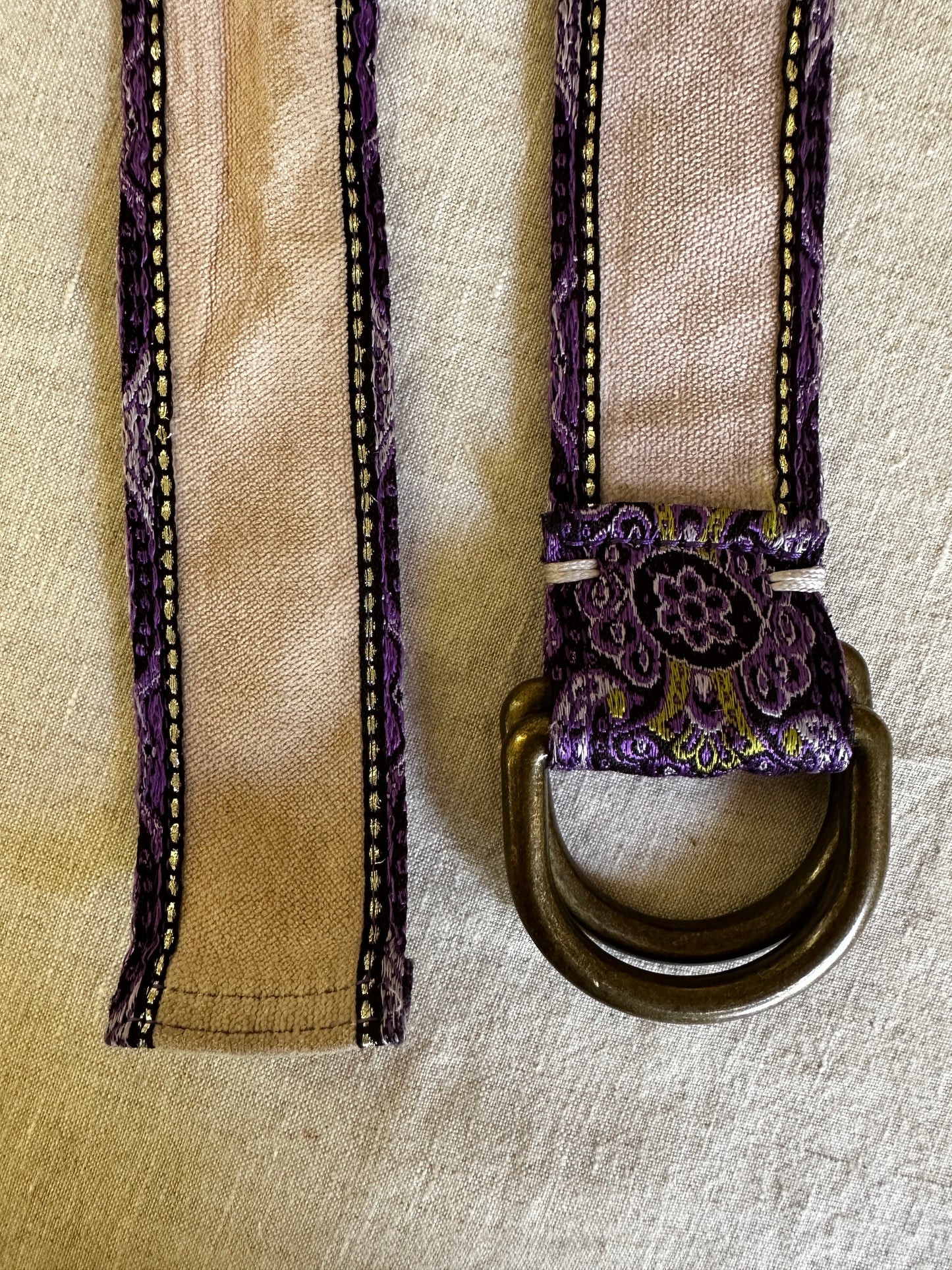 Purple Paisley Belt