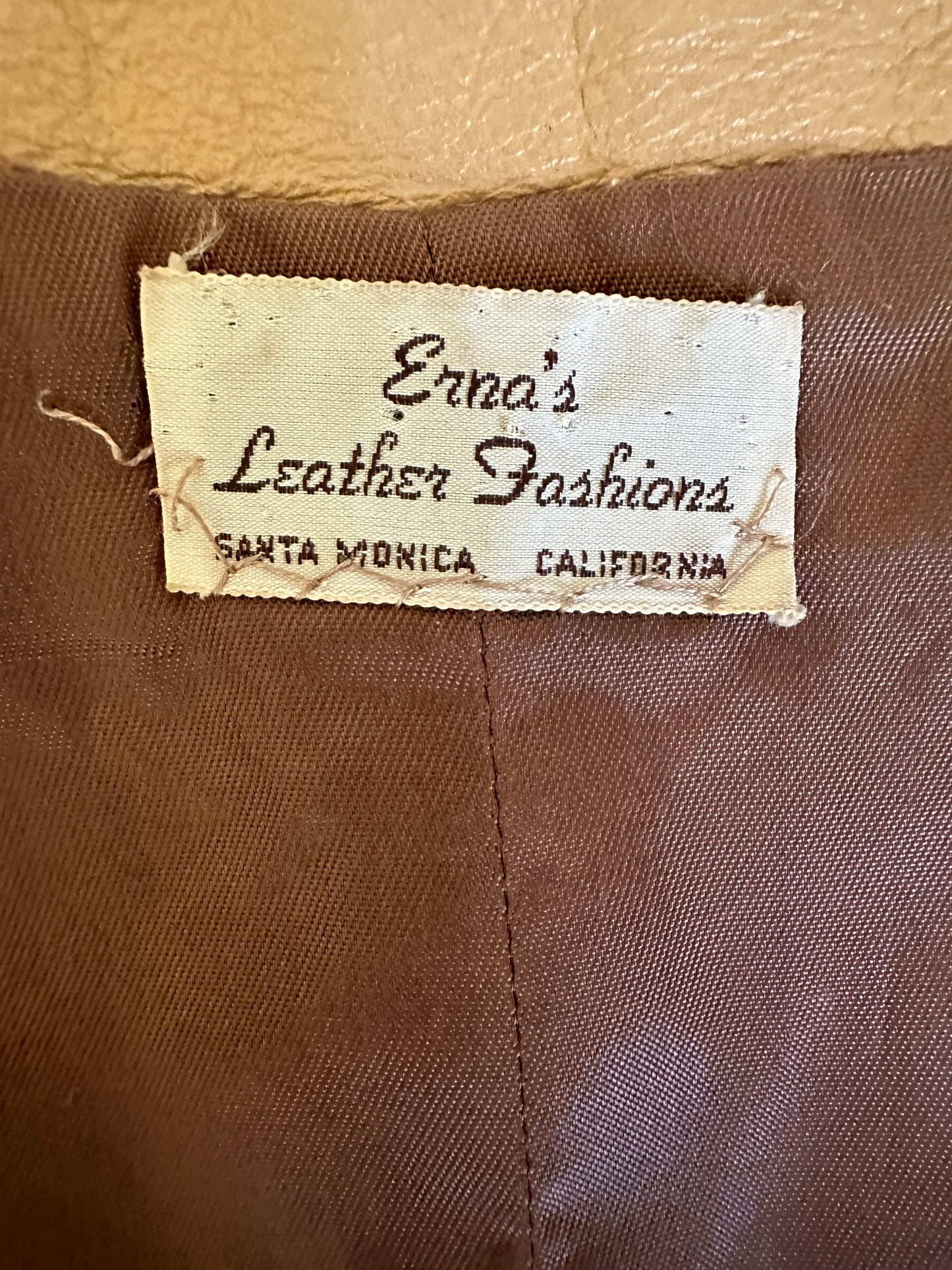 Classic Leather Vest with Buttons