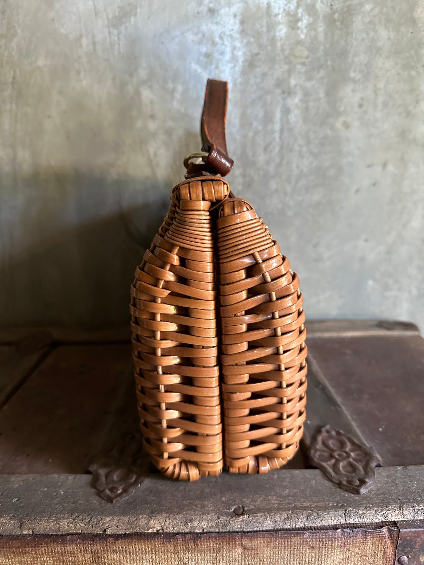 Small Wicker Handbag