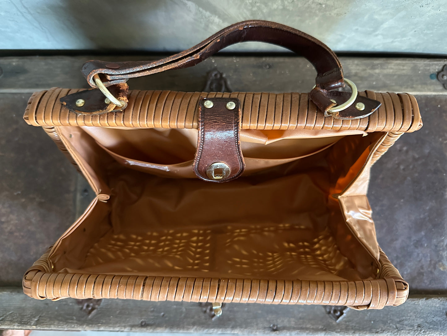 Small Wicker Handbag