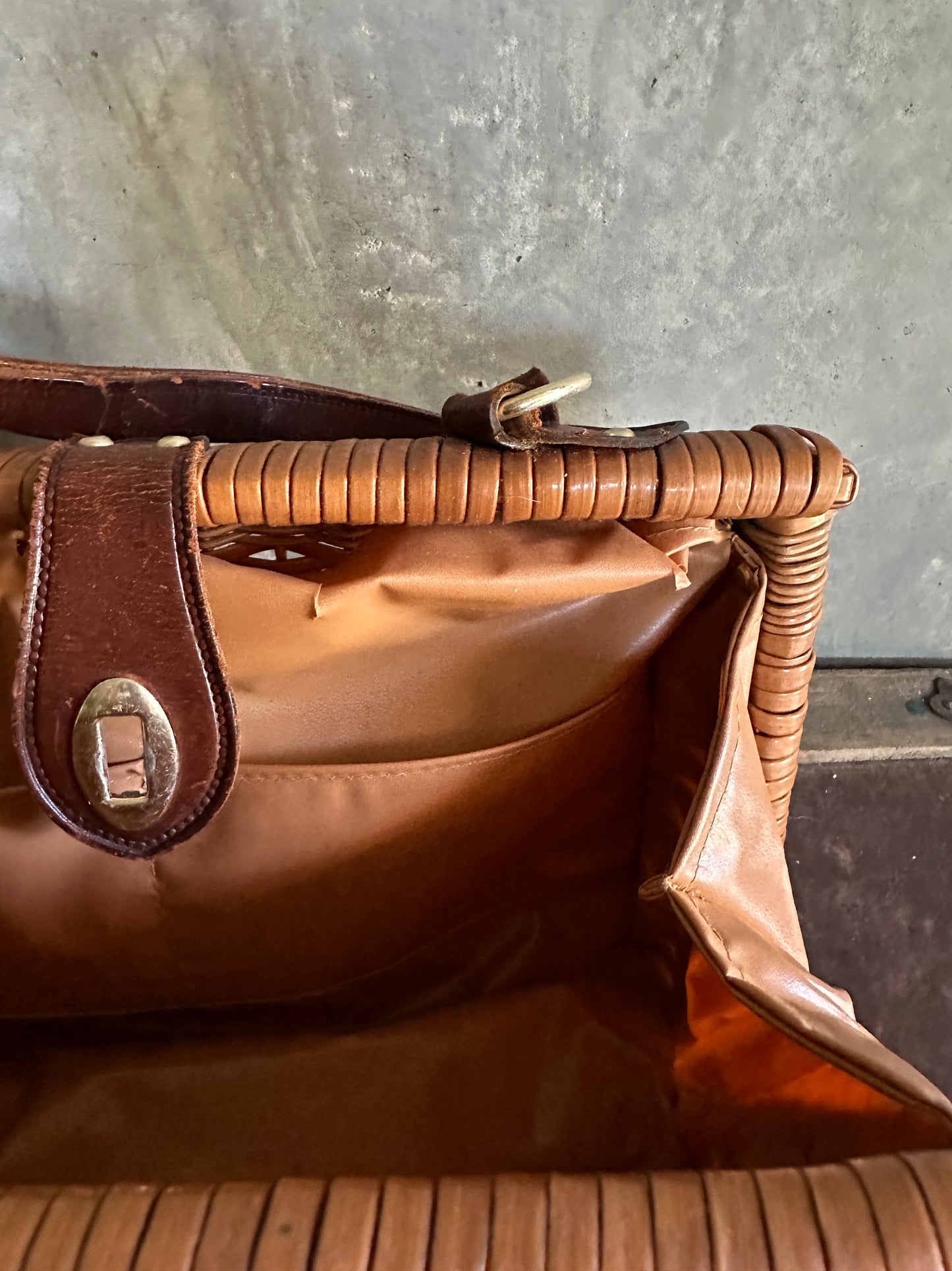 Small Wicker Handbag