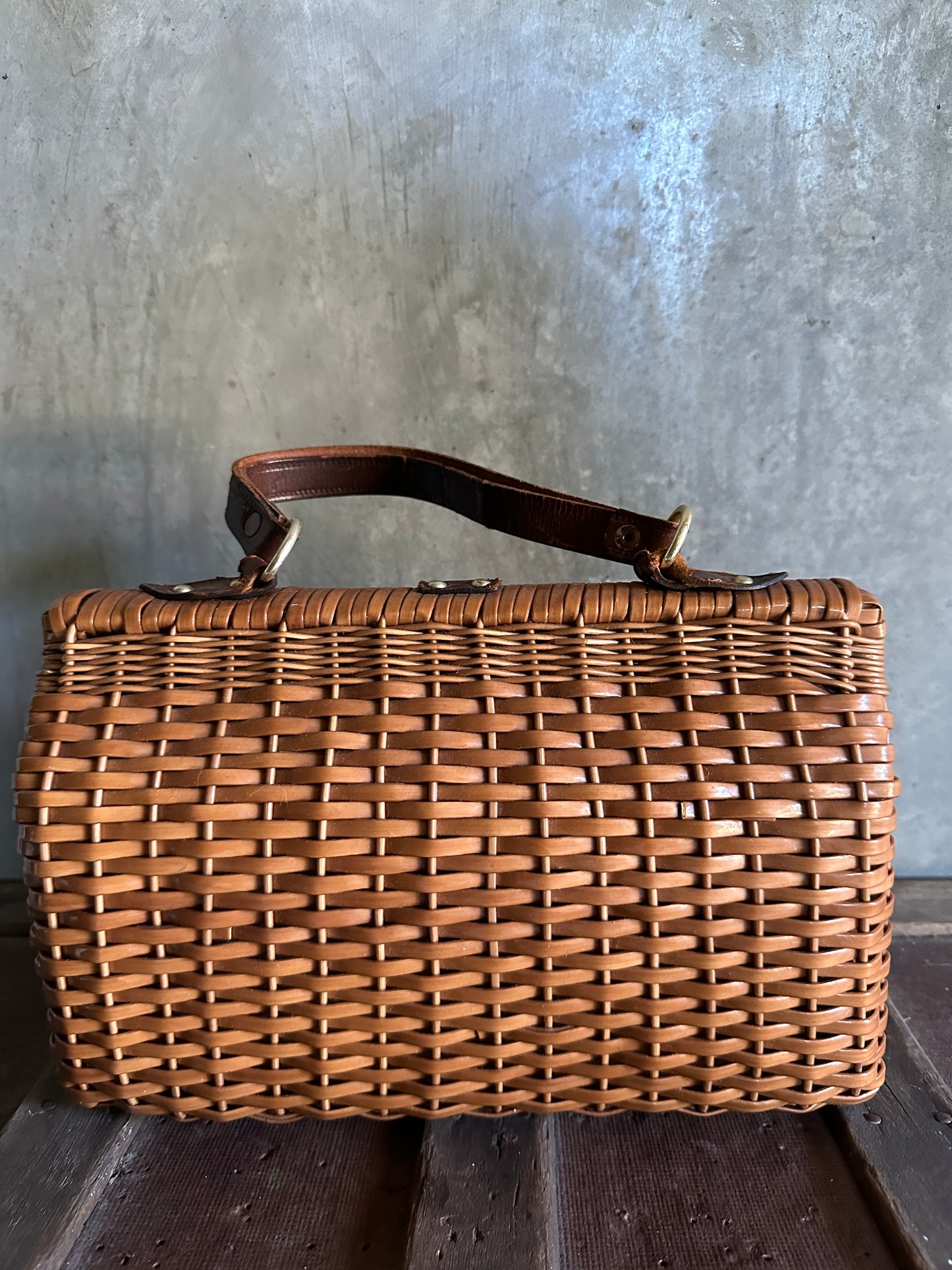 Small Wicker Handbag