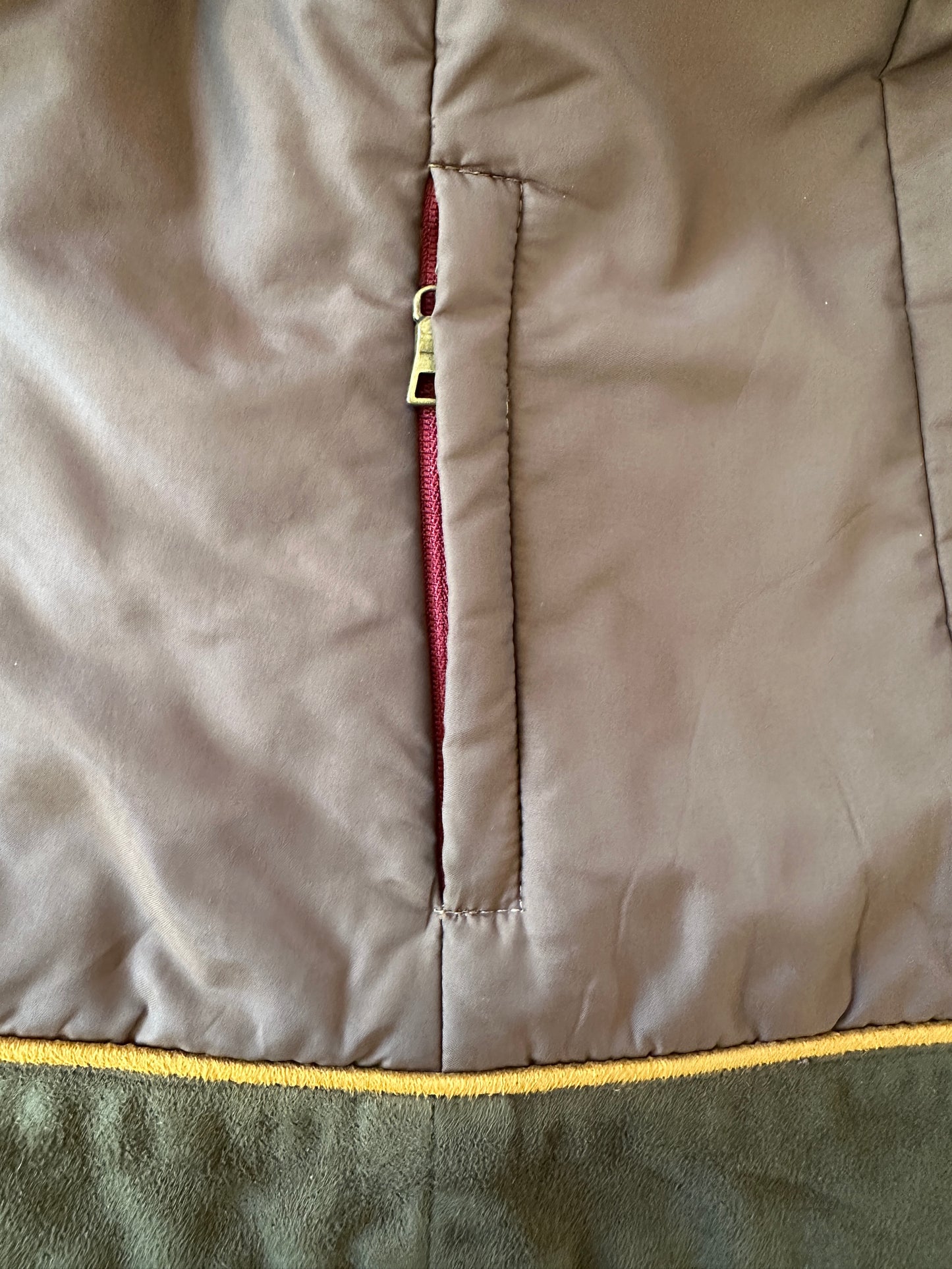 Street Zip-Up Trimmed with Suede