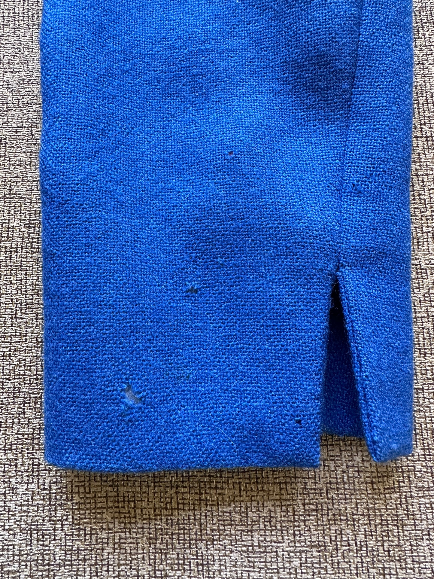Boxy One Button Royal Blue Blazer