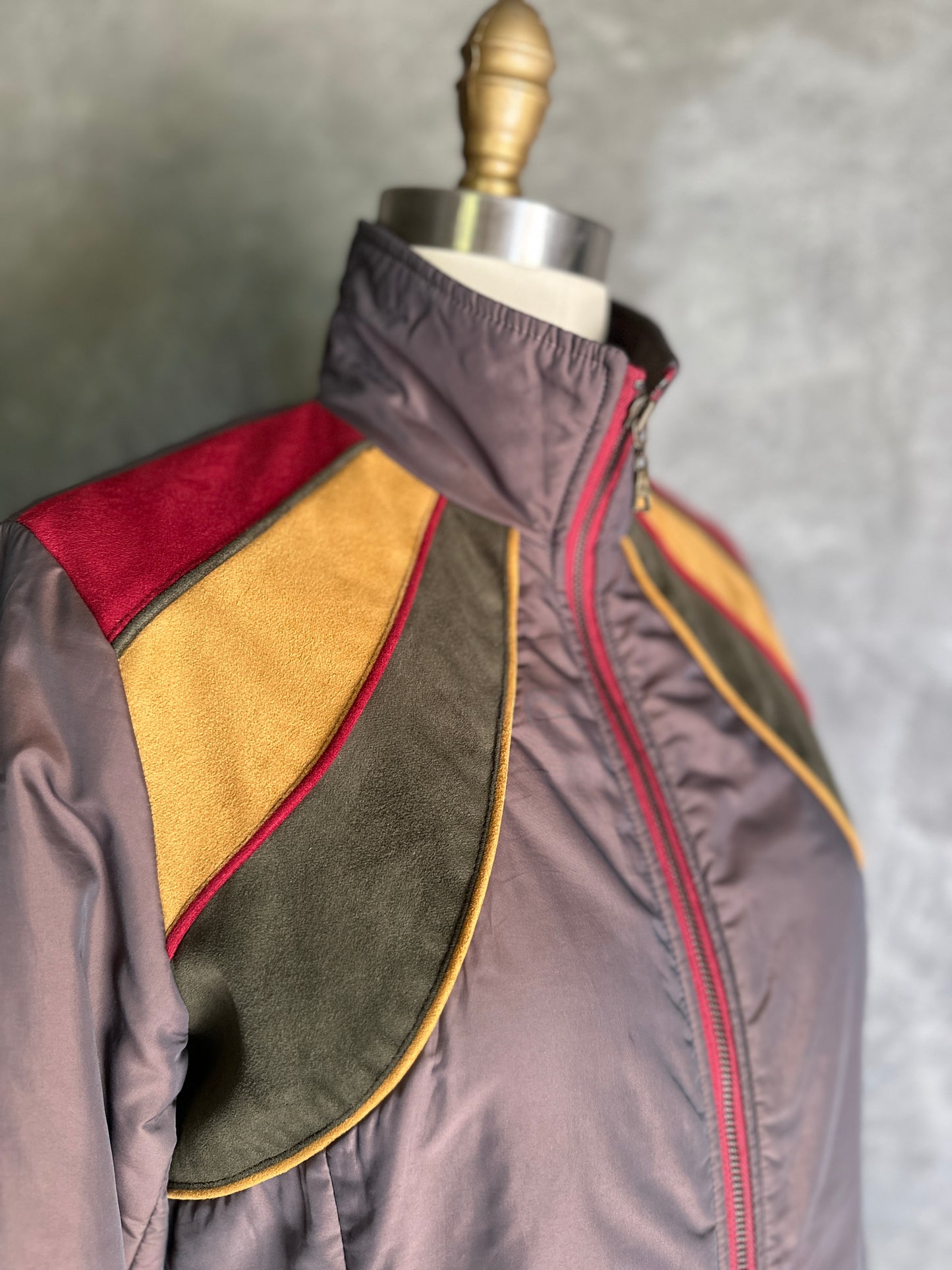Street Zip-Up Trimmed with Suede