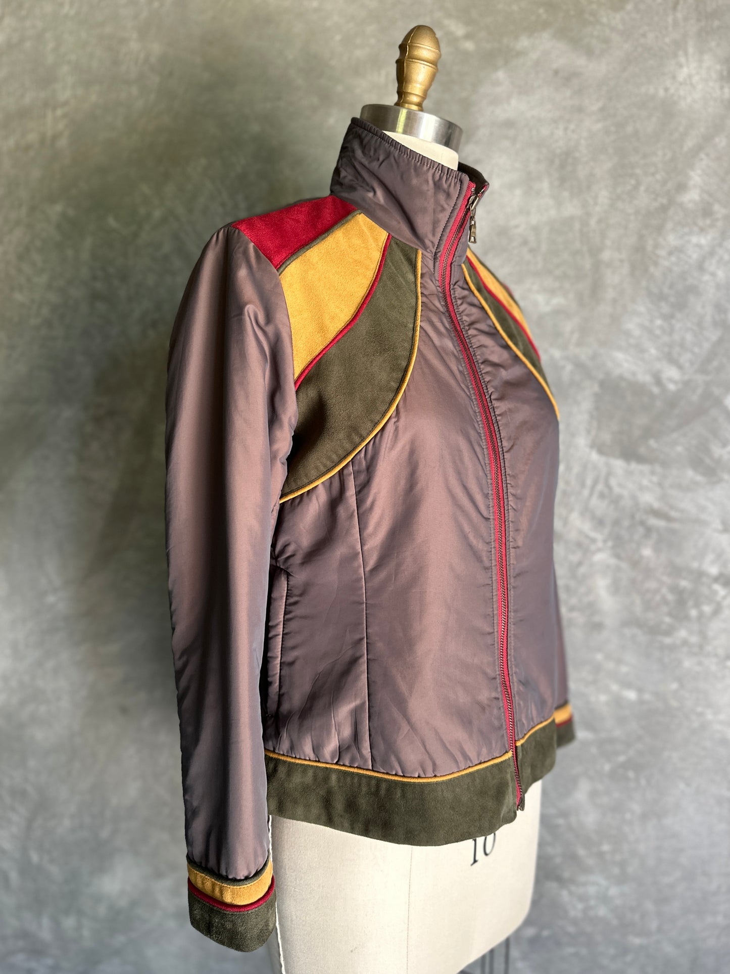 Street Zip-Up Trimmed with Suede