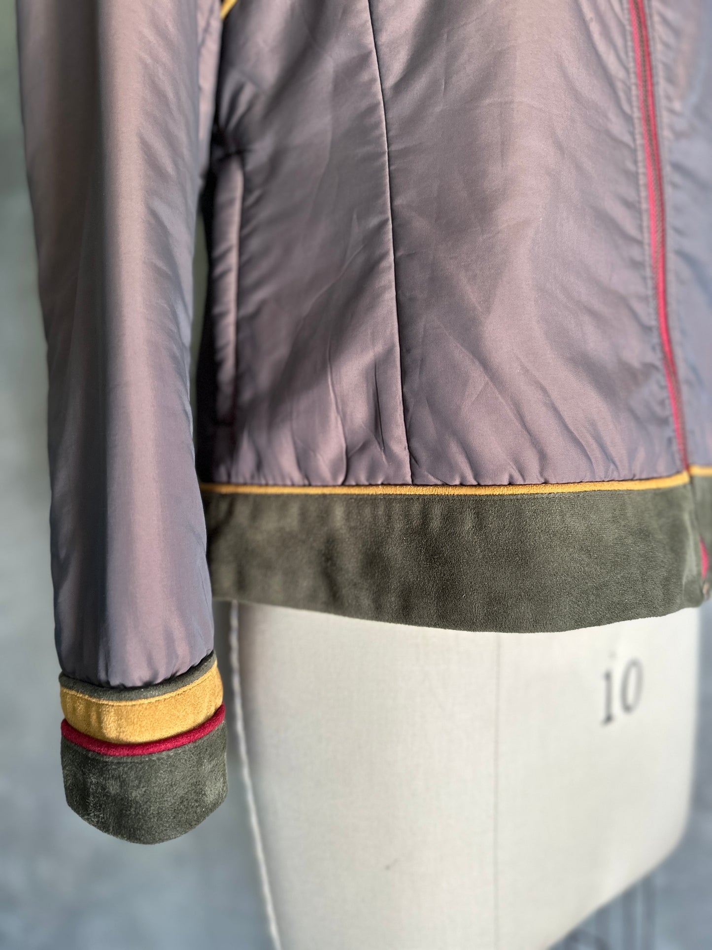 Street Zip-Up Trimmed with Suede