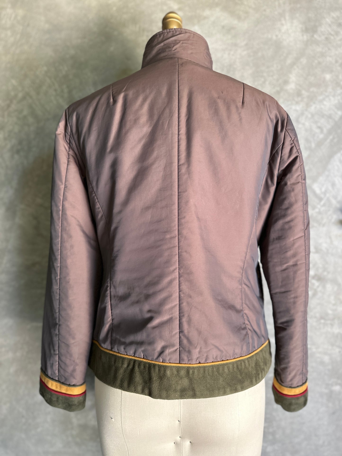 Street Zip-Up Trimmed with Suede