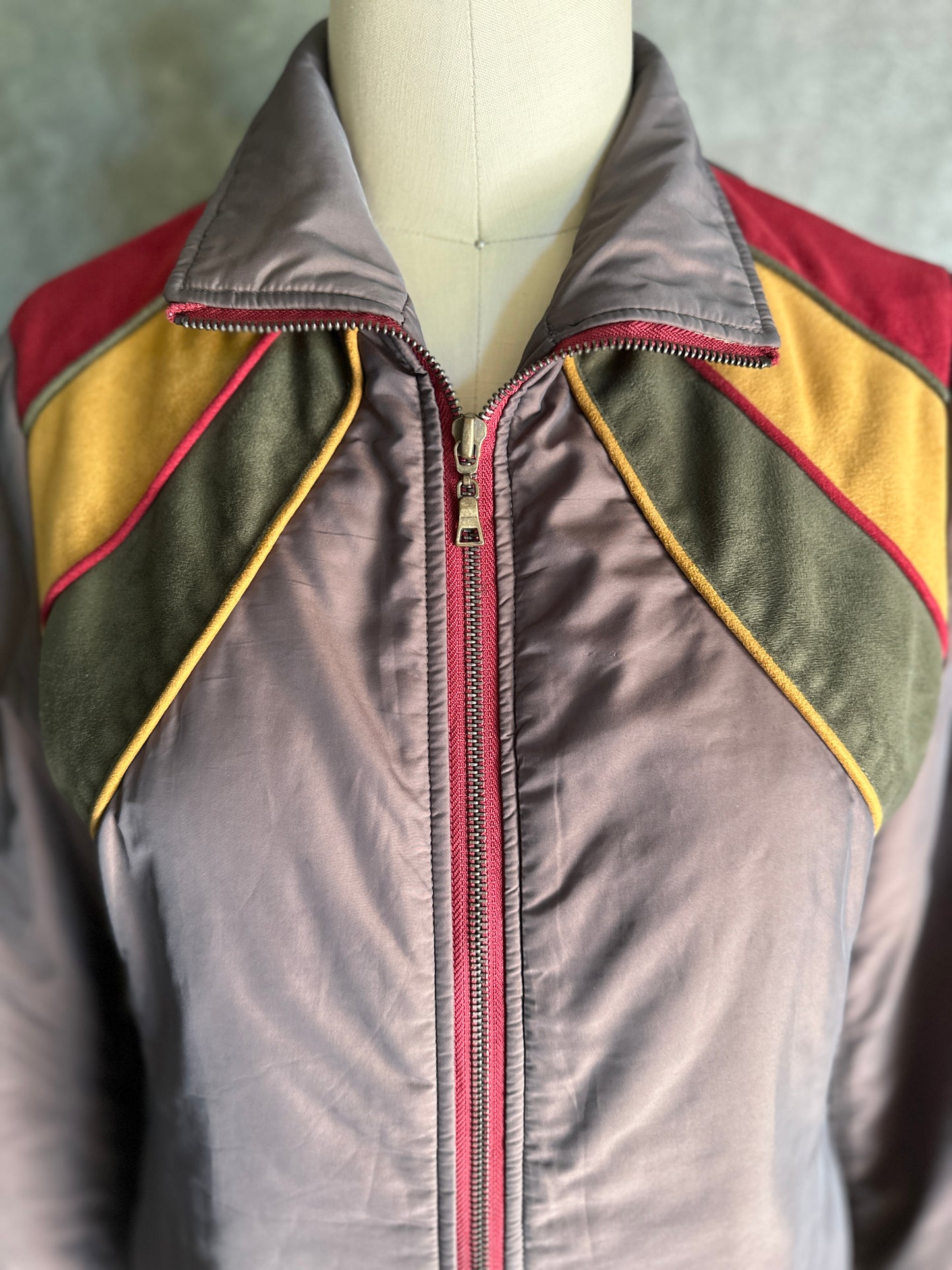 Street Zip-Up Trimmed with Suede