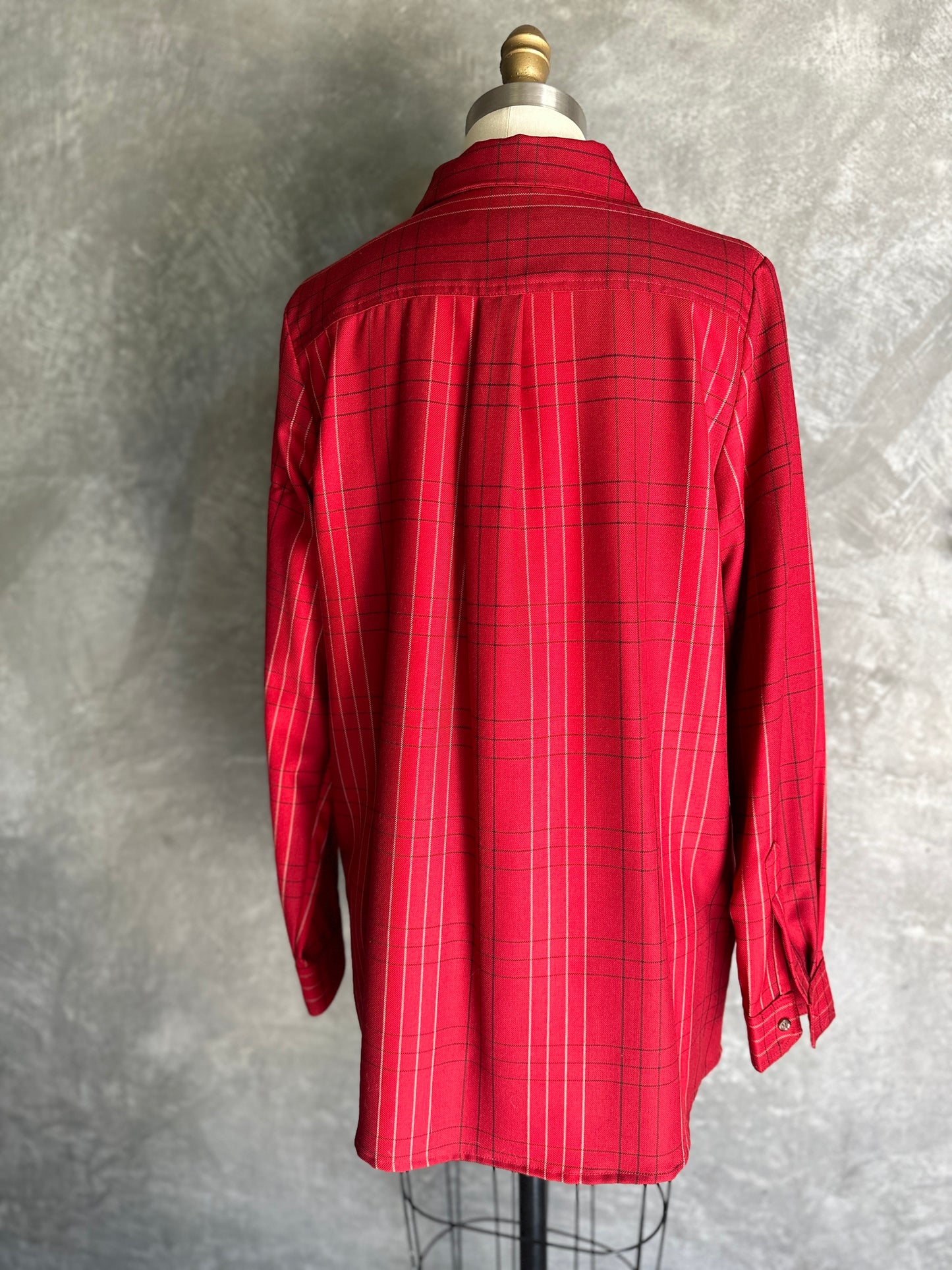 Lightweight Pendleton Red Plaid Button Up