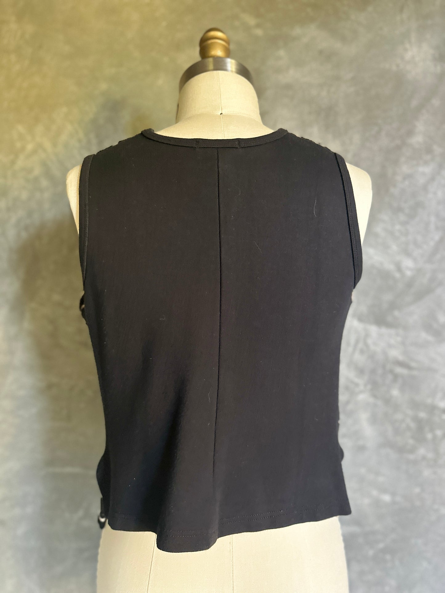 Giraffe Print Fleece Vest