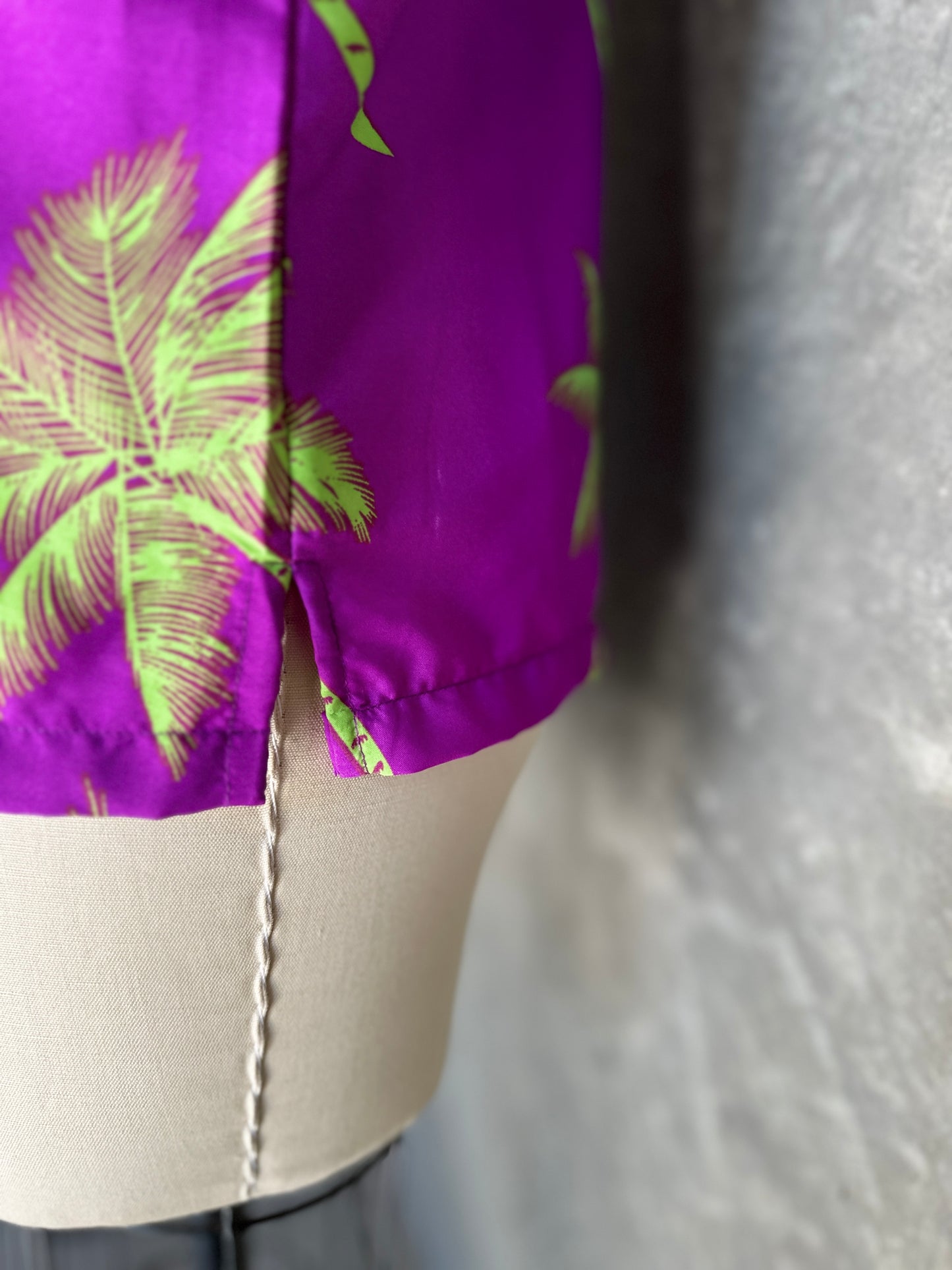 Vibrant Magenta Hawaiian Shirt