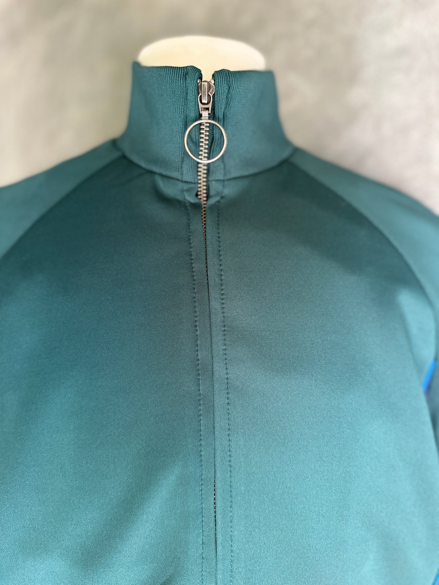 Jewel Green Zip Up Jacket
