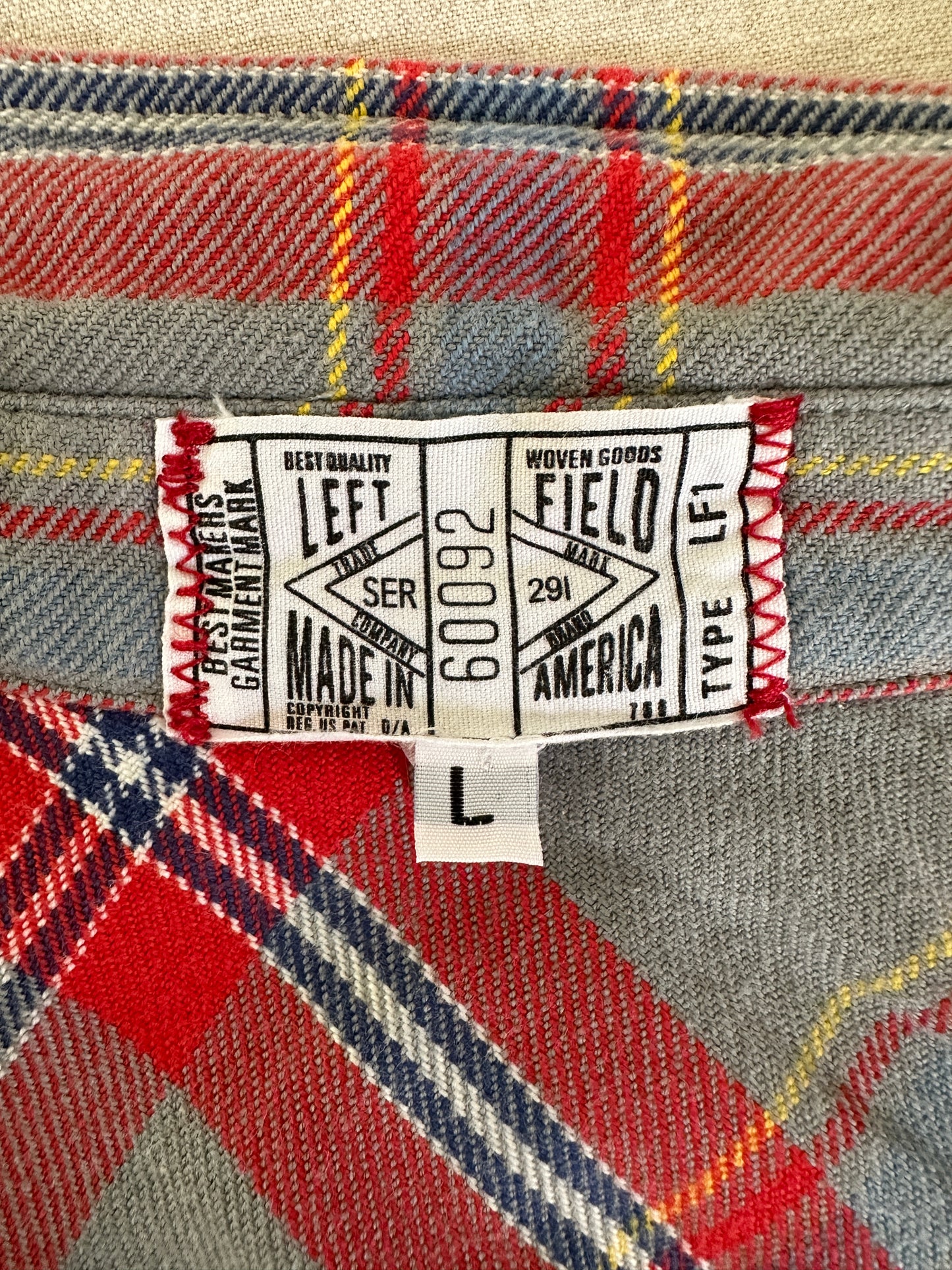 Left Field NYC Heavy Twill Plaid