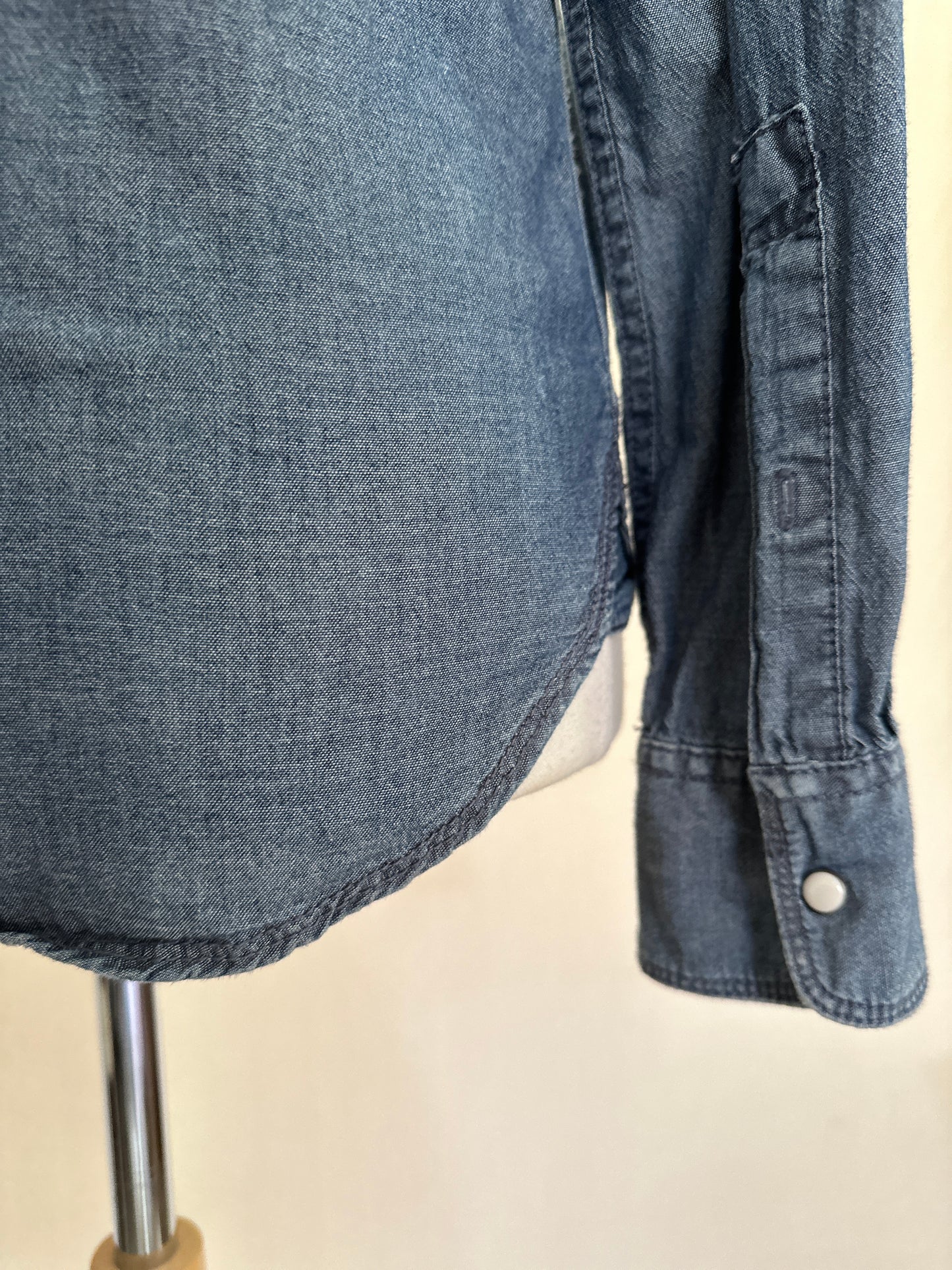 Arizona Jeans Denim Ikat Western Shirt