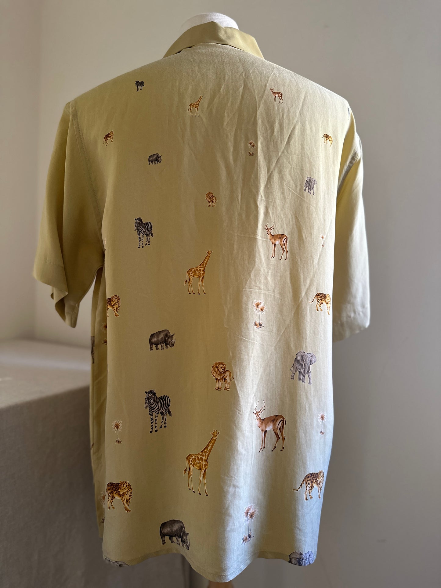 Butterscotch Short Sleeve Zoo Animals Shirt