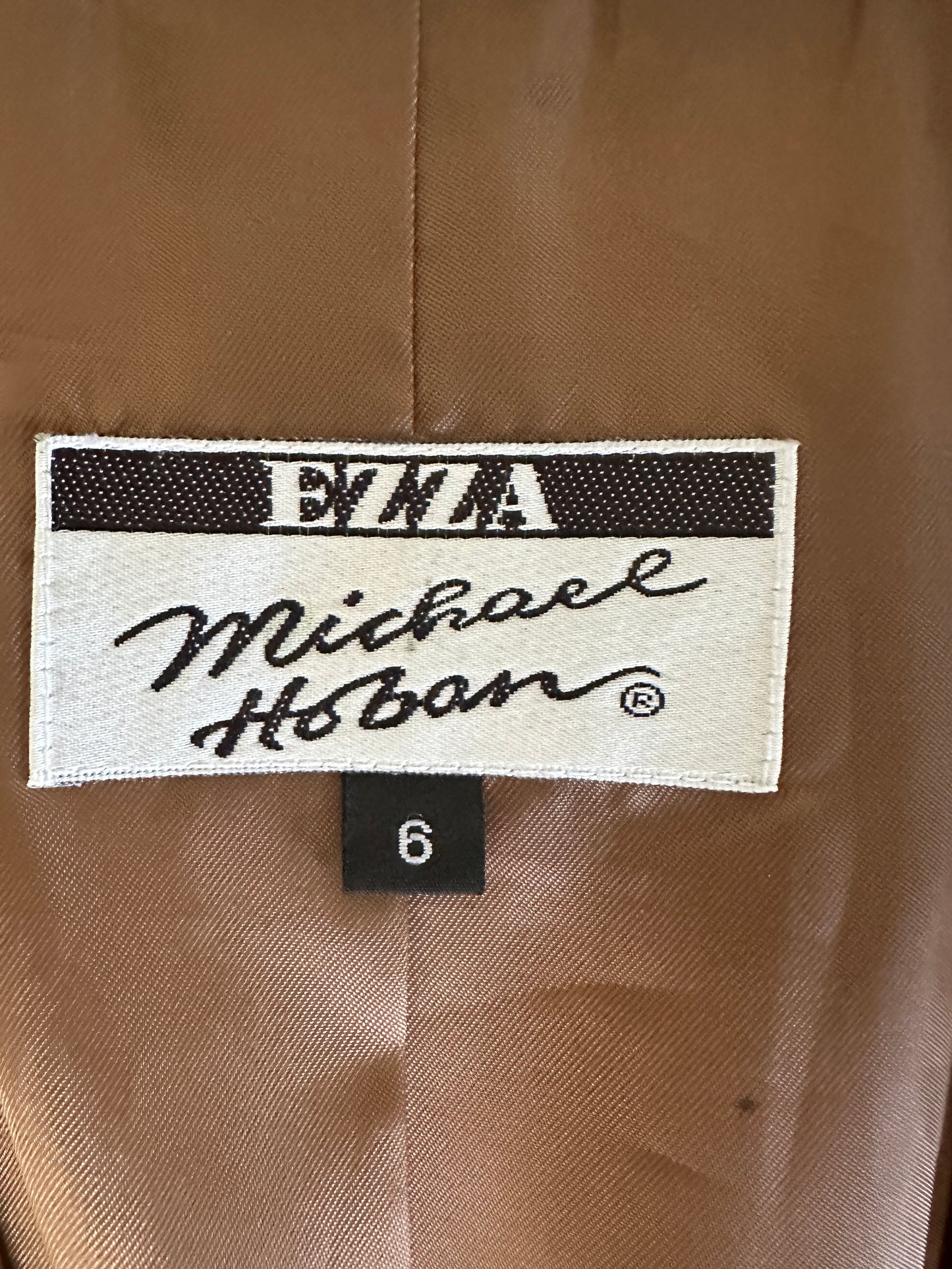 Michael Hoban Suede Patchwork Leather Jacket