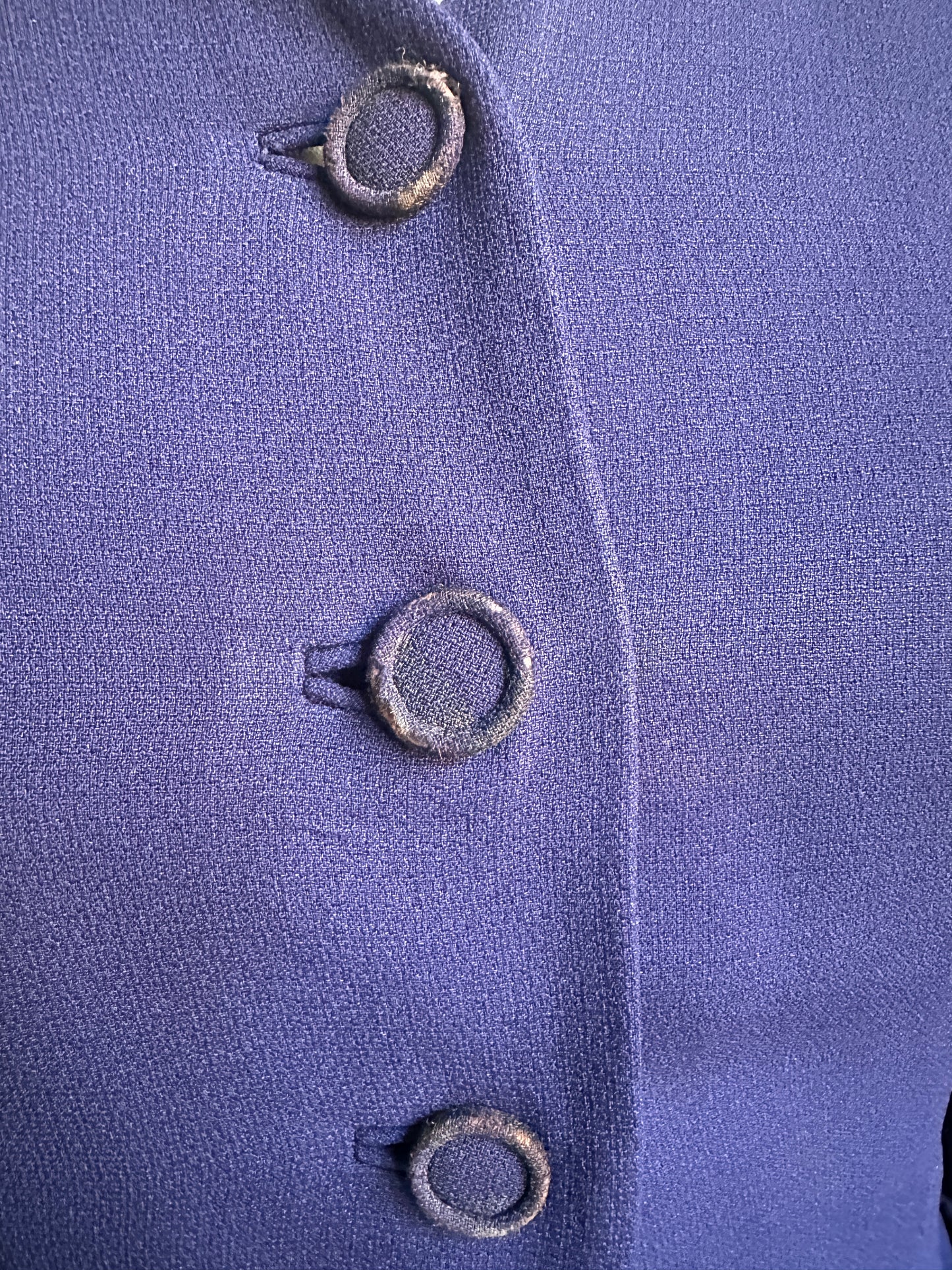 Navy Button Up Jacket