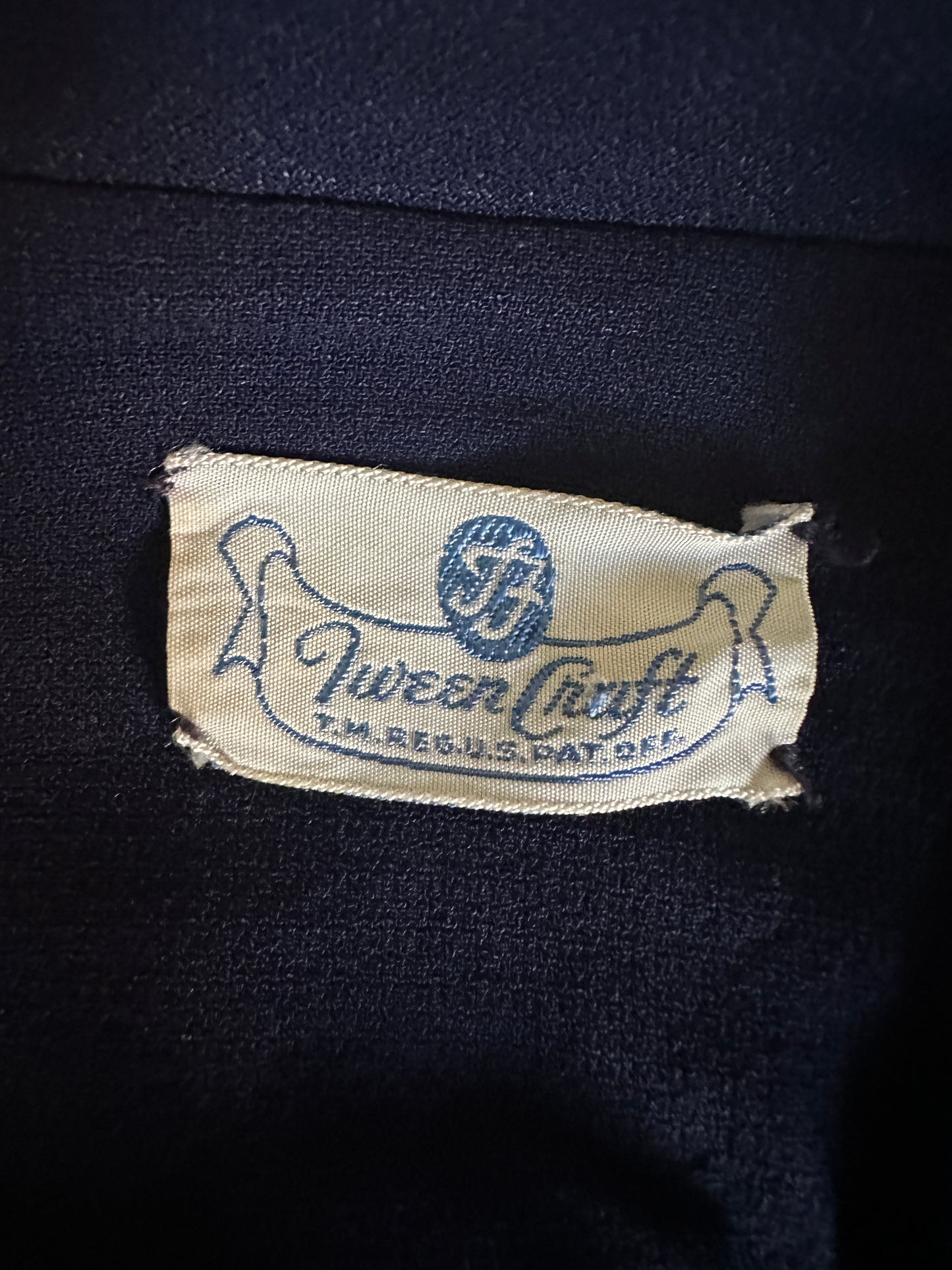 Navy Button Up Jacket