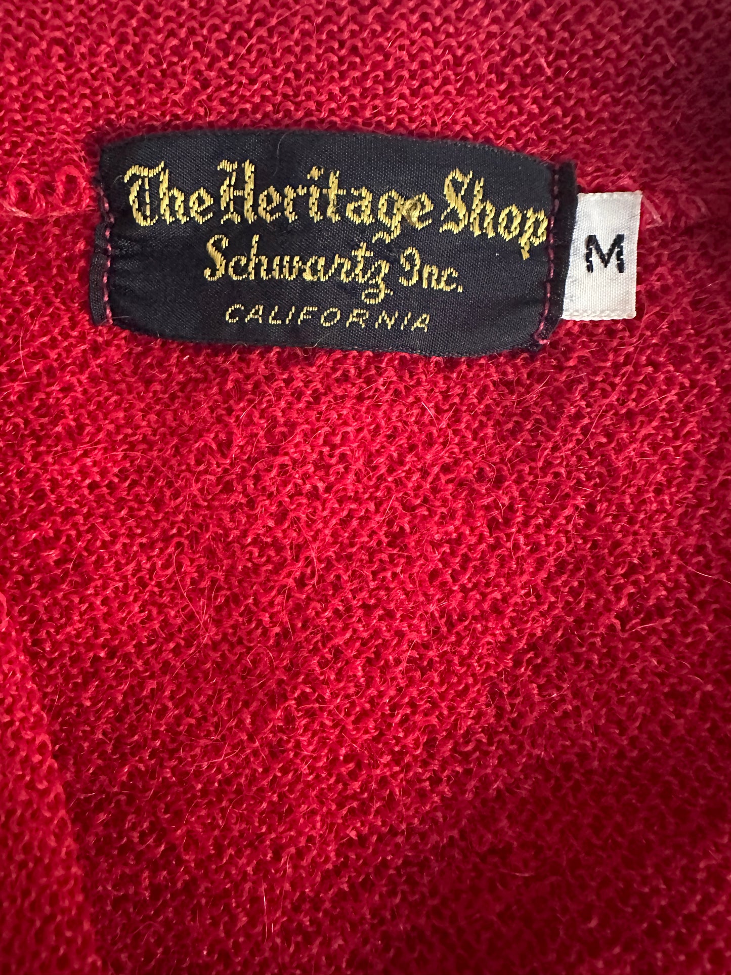 Classic Deep Red Button Up Golf Cardigan