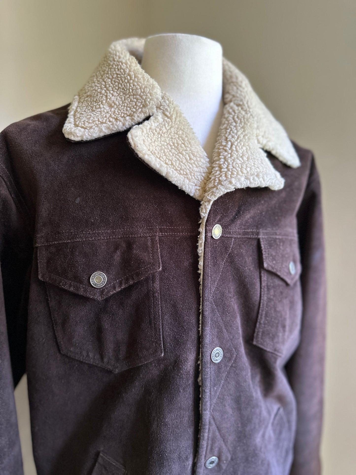 Chocolate Brown Sherpa Leather