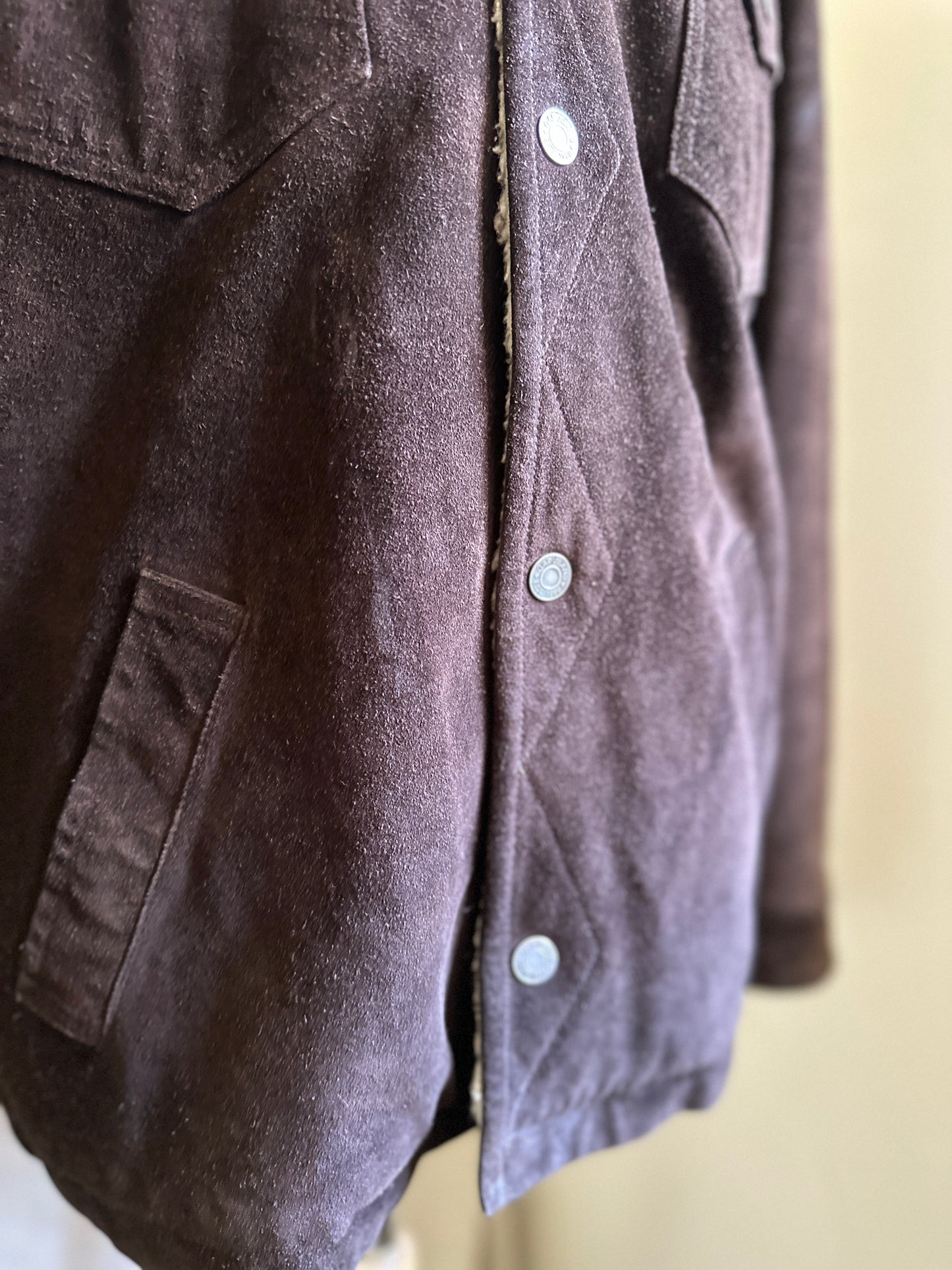 Chocolate Brown Sherpa Leather