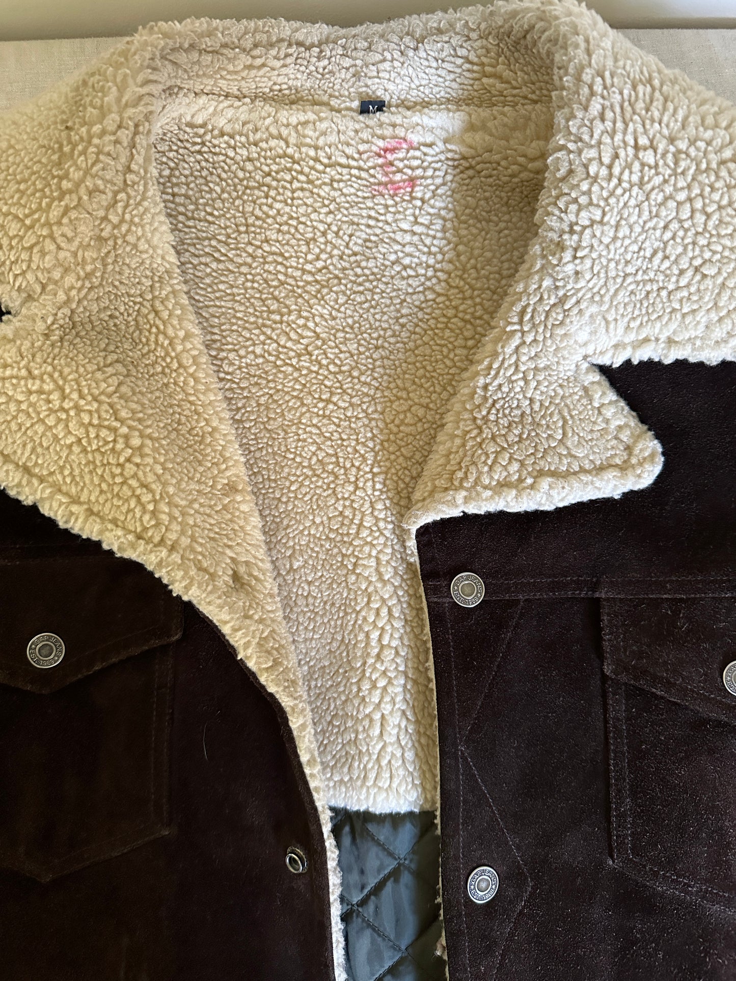 Chocolate Brown Sherpa Leather