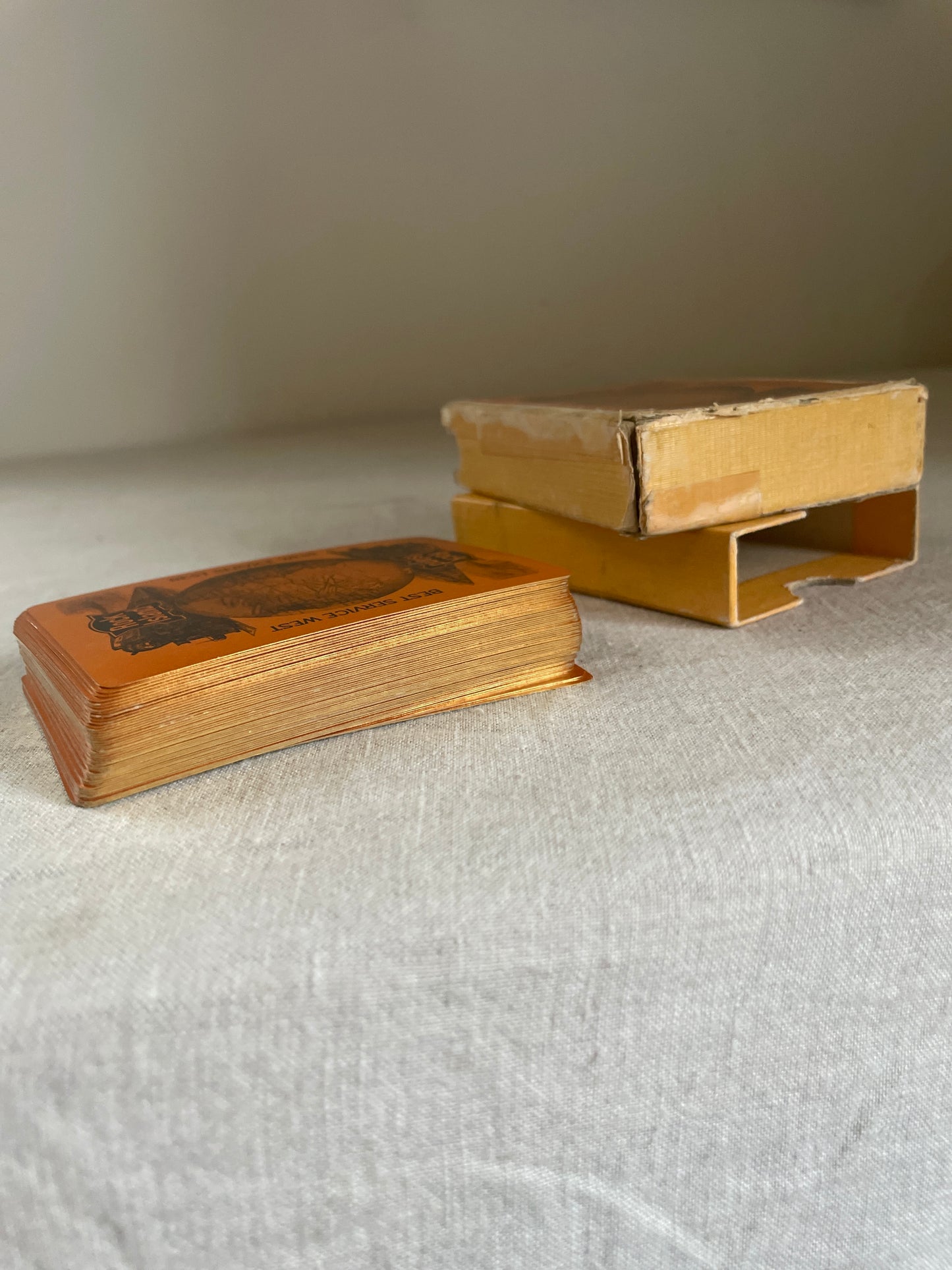 Rock Island Lines Gold Edged Souvenir Playing Cards