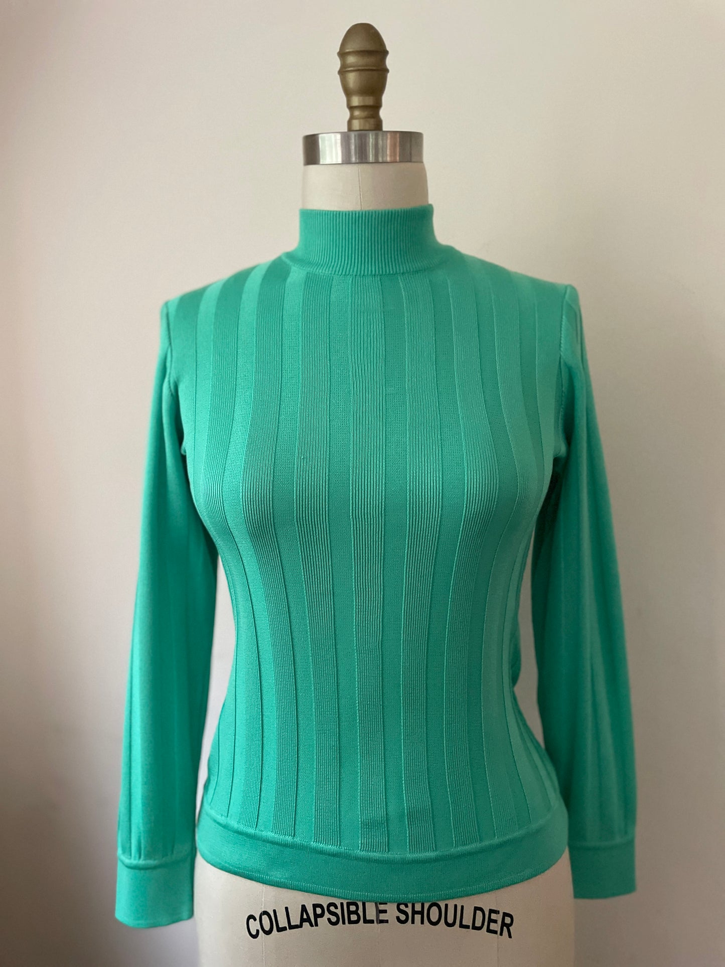 Key Lime Mock Turtleneck