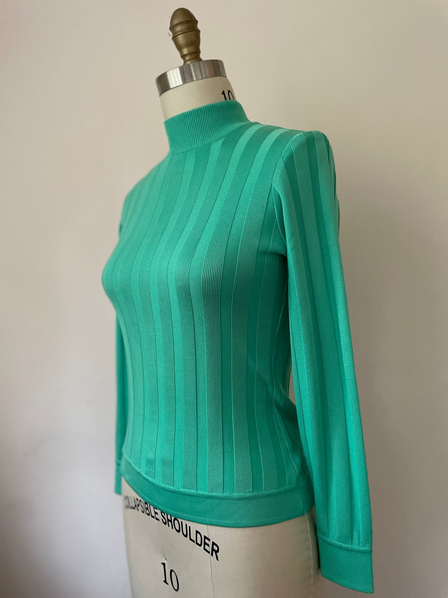 Key Lime Mock Turtleneck