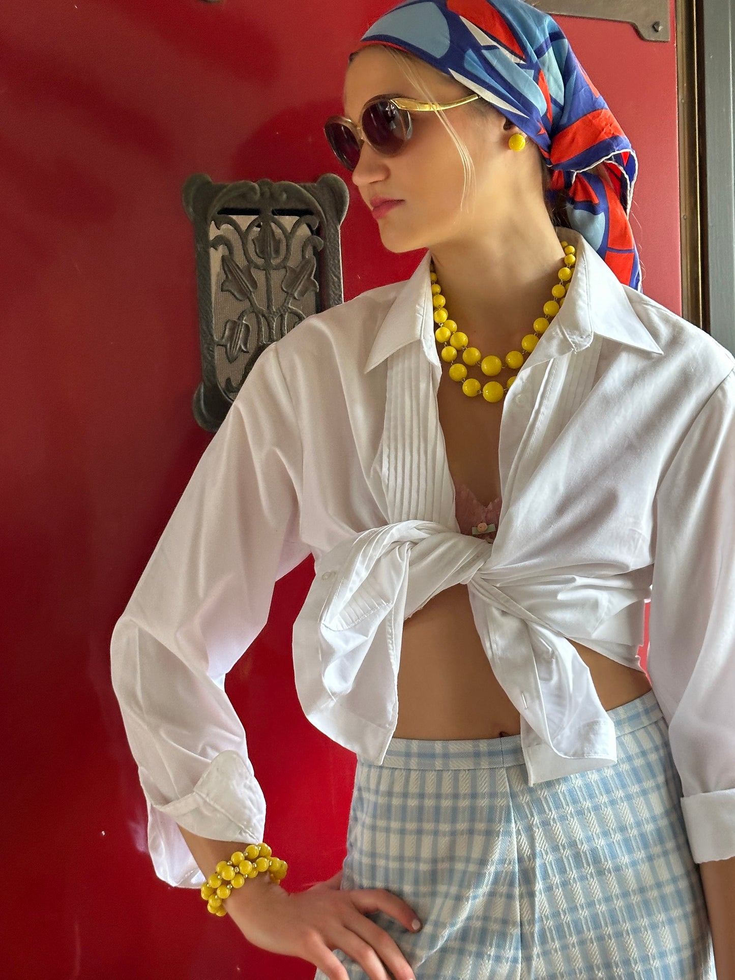 Vintage Gold and Brown Sunglasses