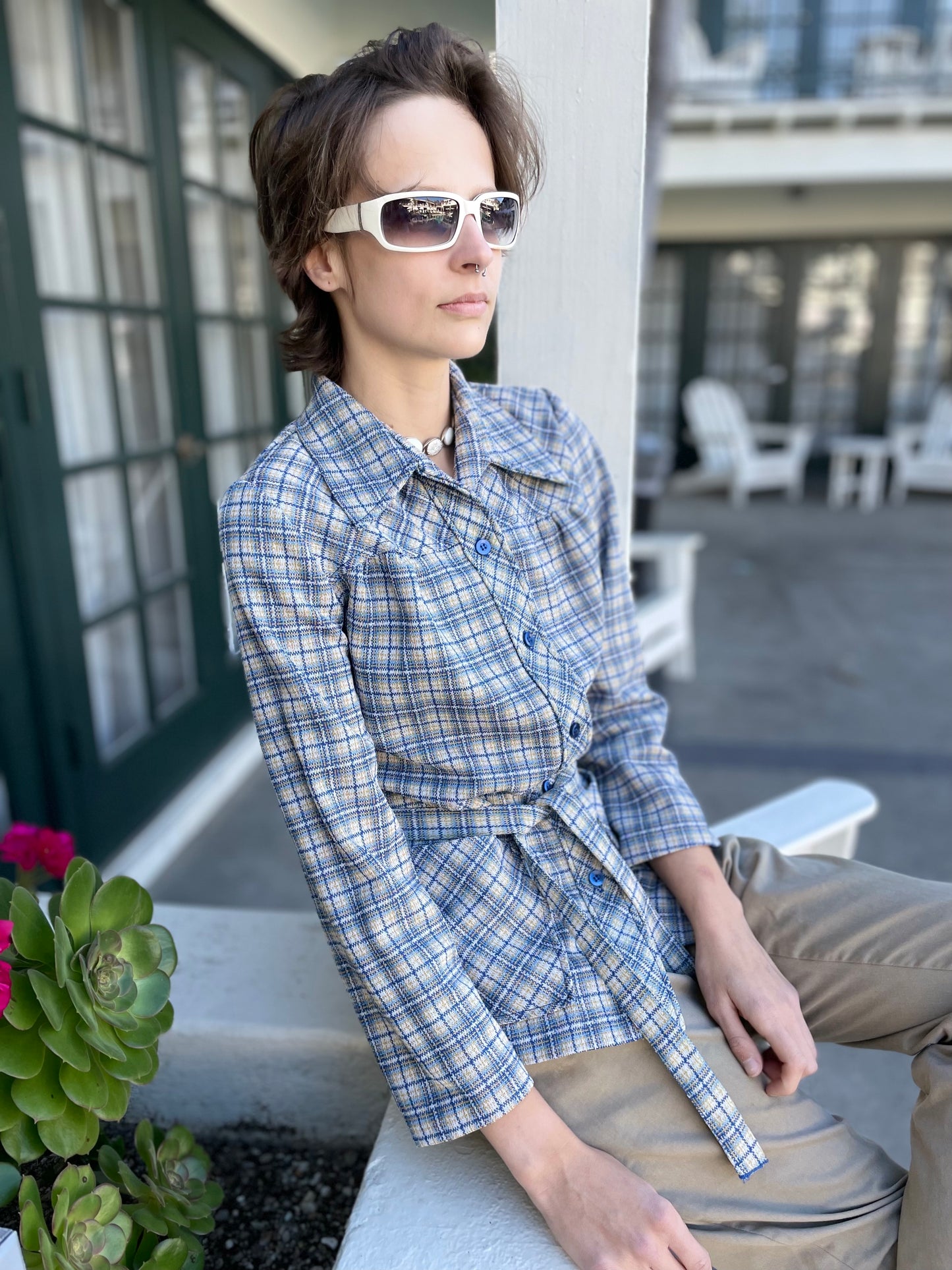 White Rimmed Ralph Lauren Sunglasses