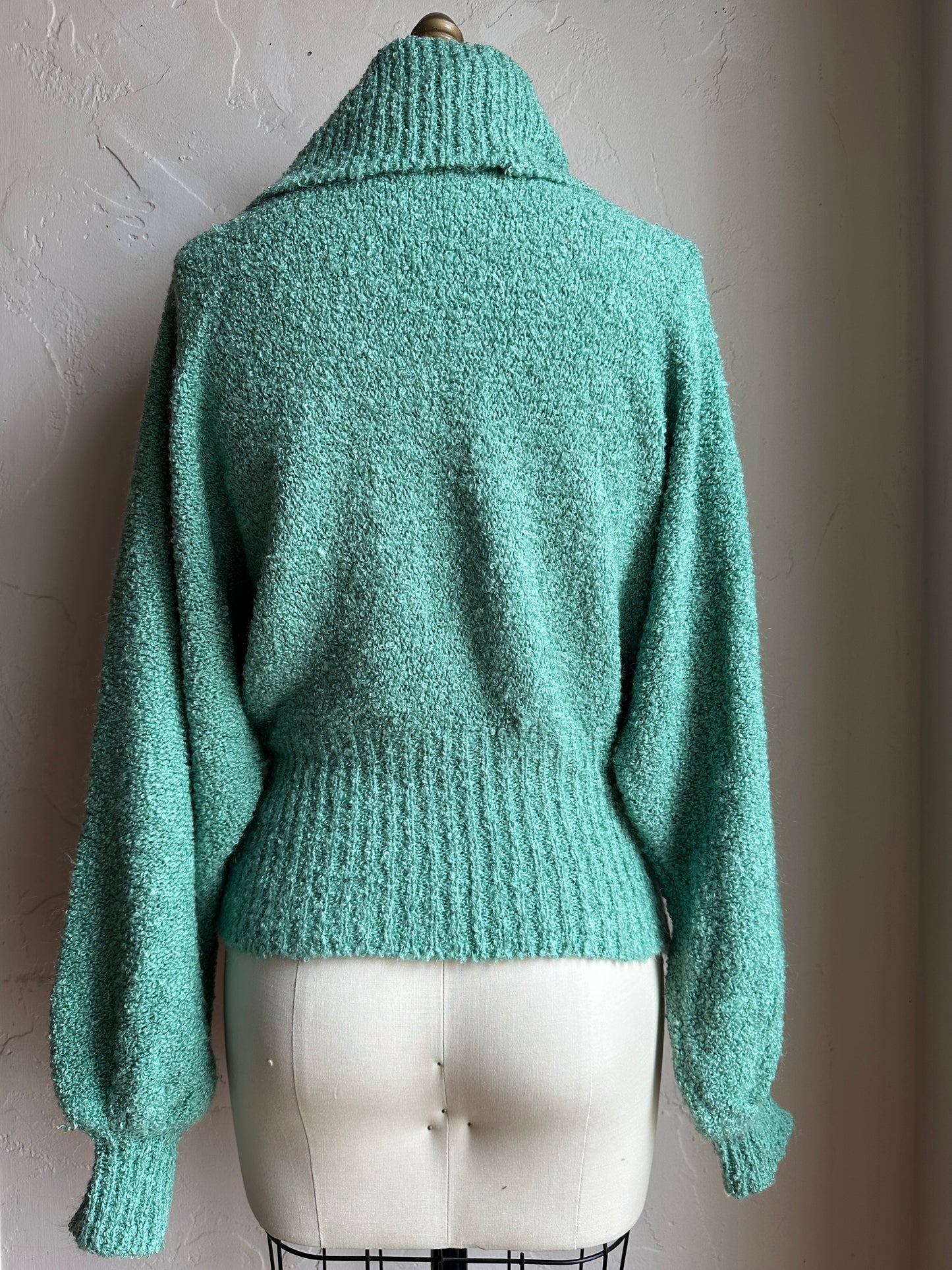 Kitty Hawk Cowl Neck Pistachio Green Sweater