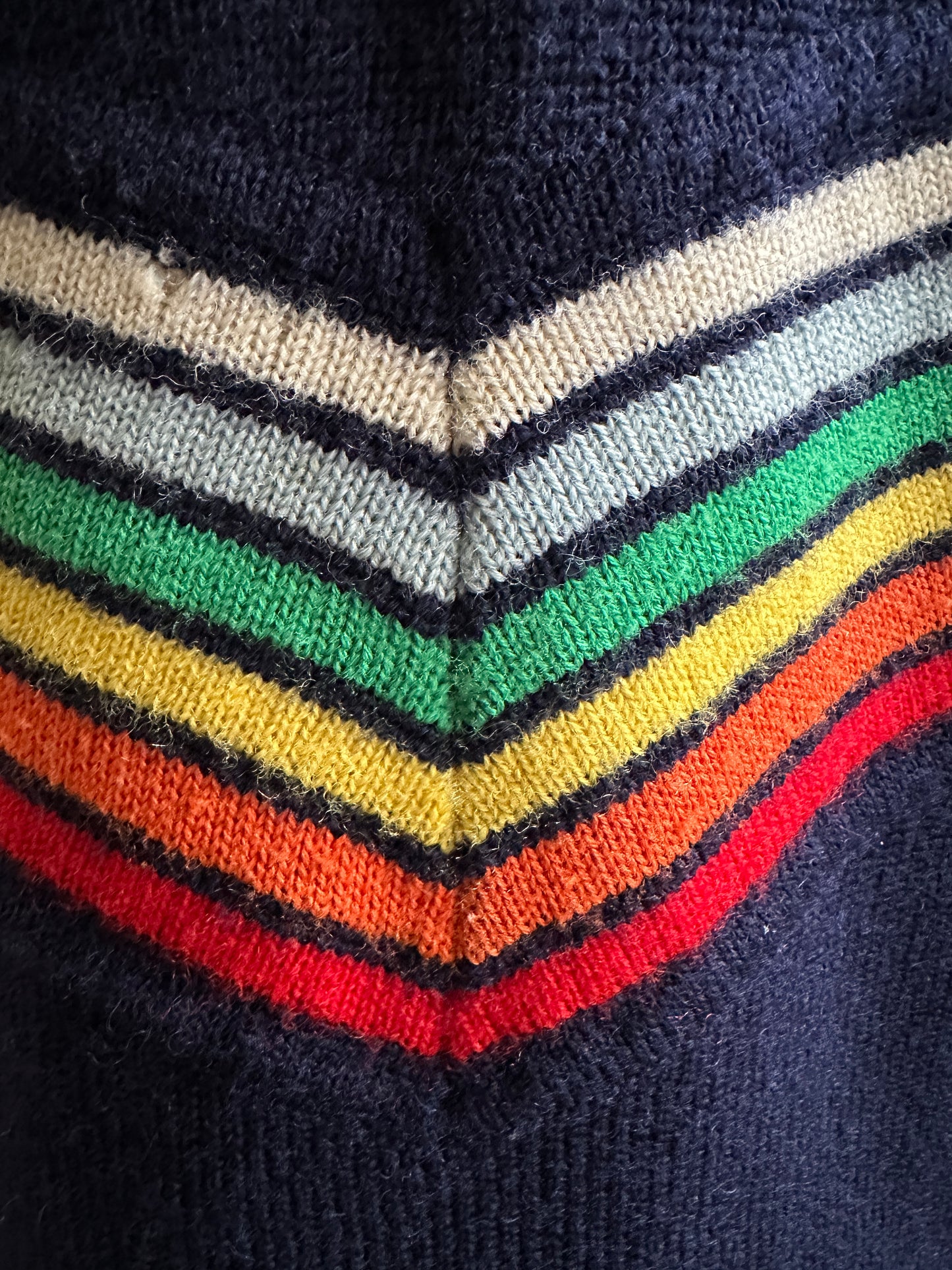 Snowdance Wool Rainbow Ski Sweater