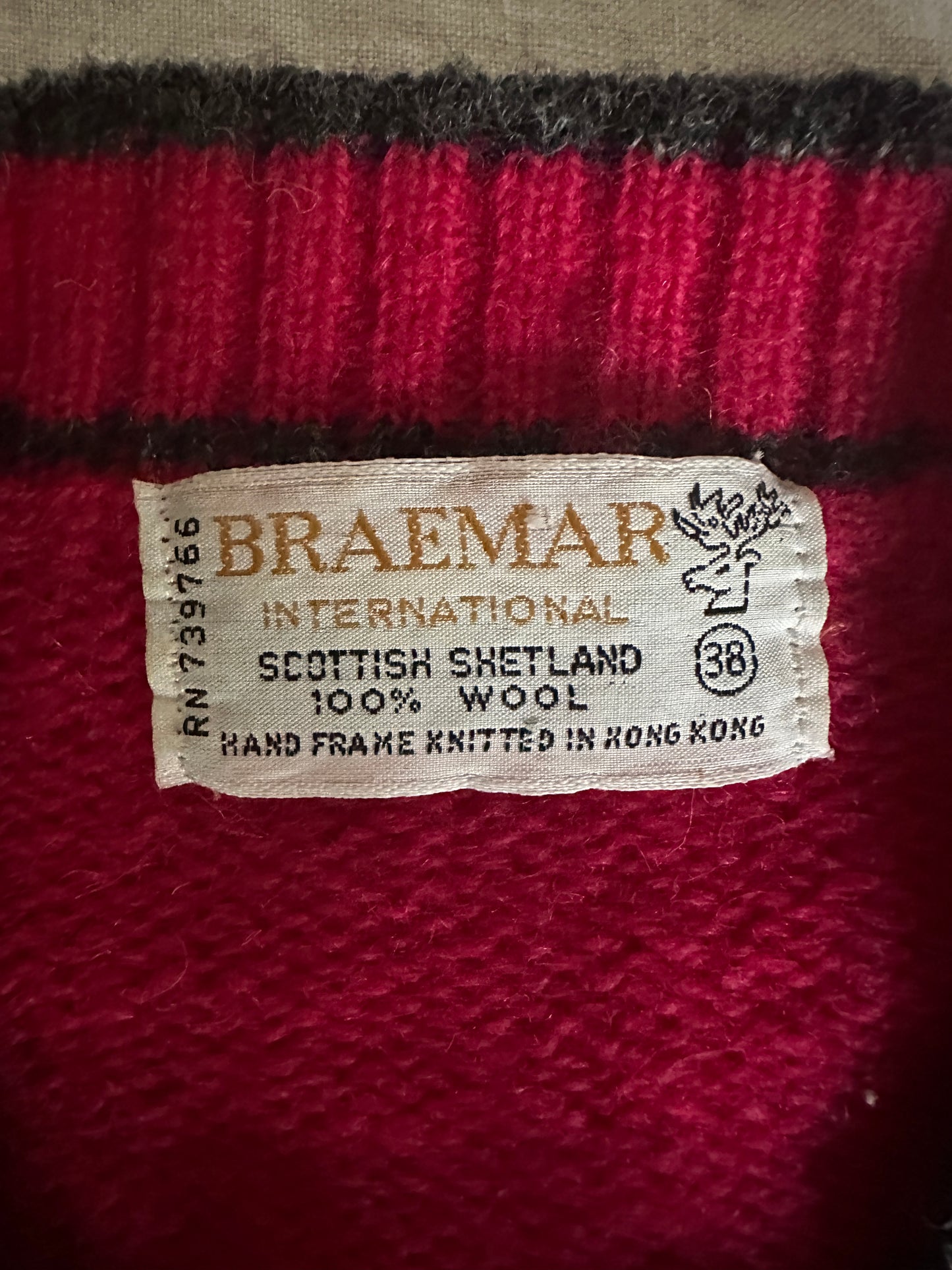 Hot Pink Braemar International Cardigan