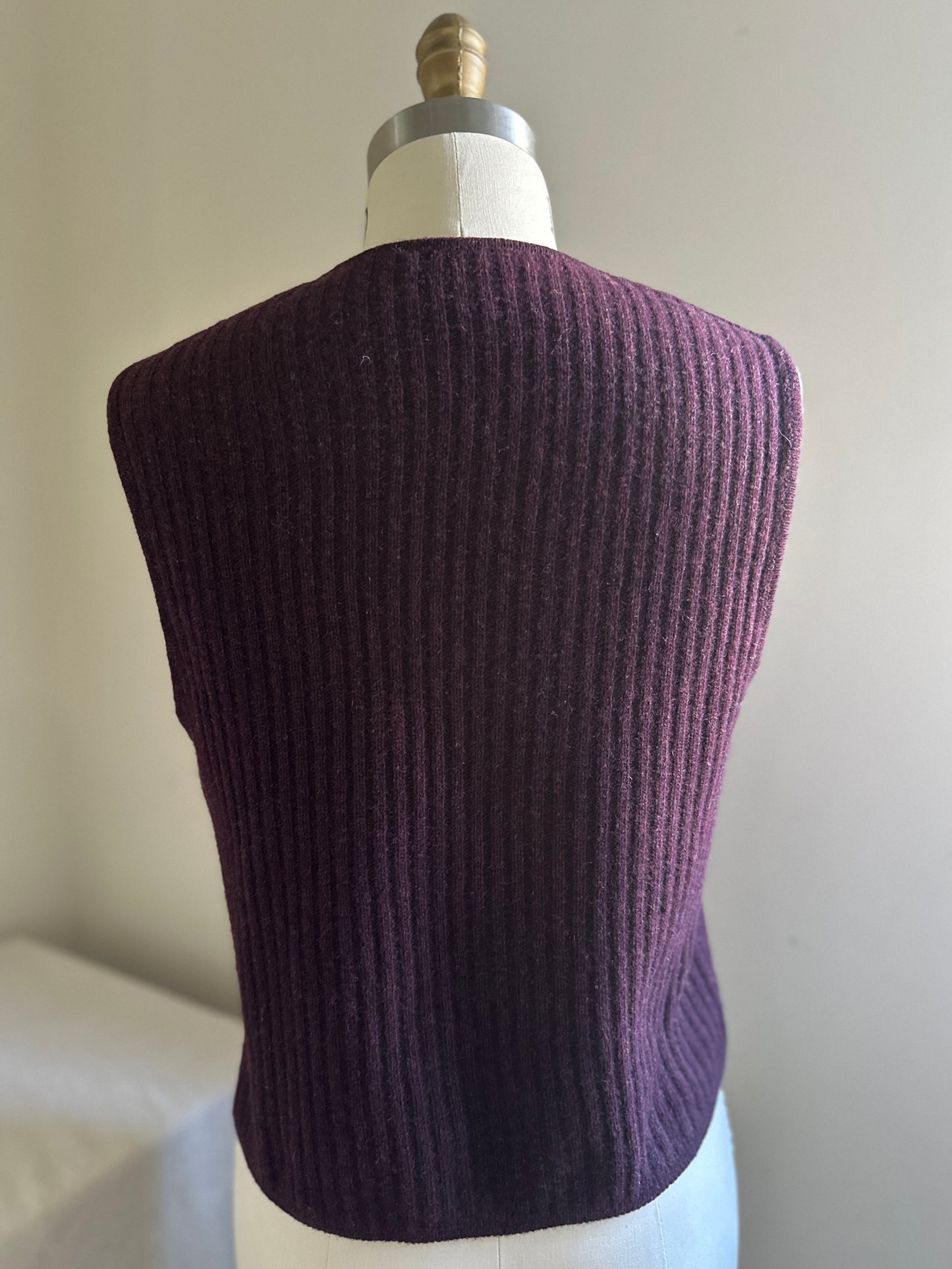 Studio 121 Dark Chocolate Brown Zip-Up Vest