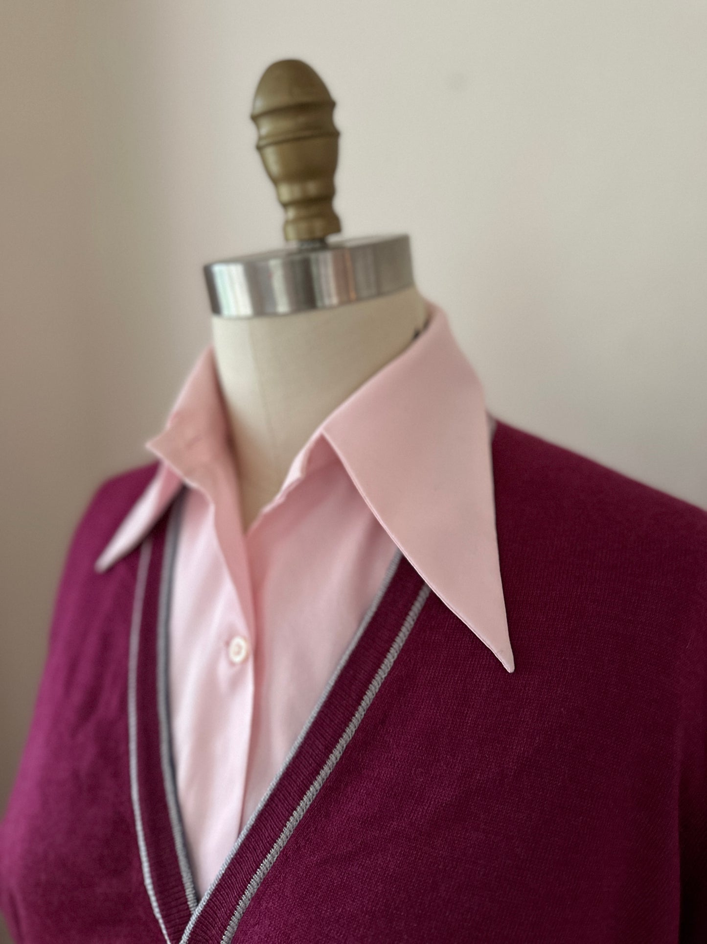 The Perfect Pink Collared Blouse by Lady Arrow