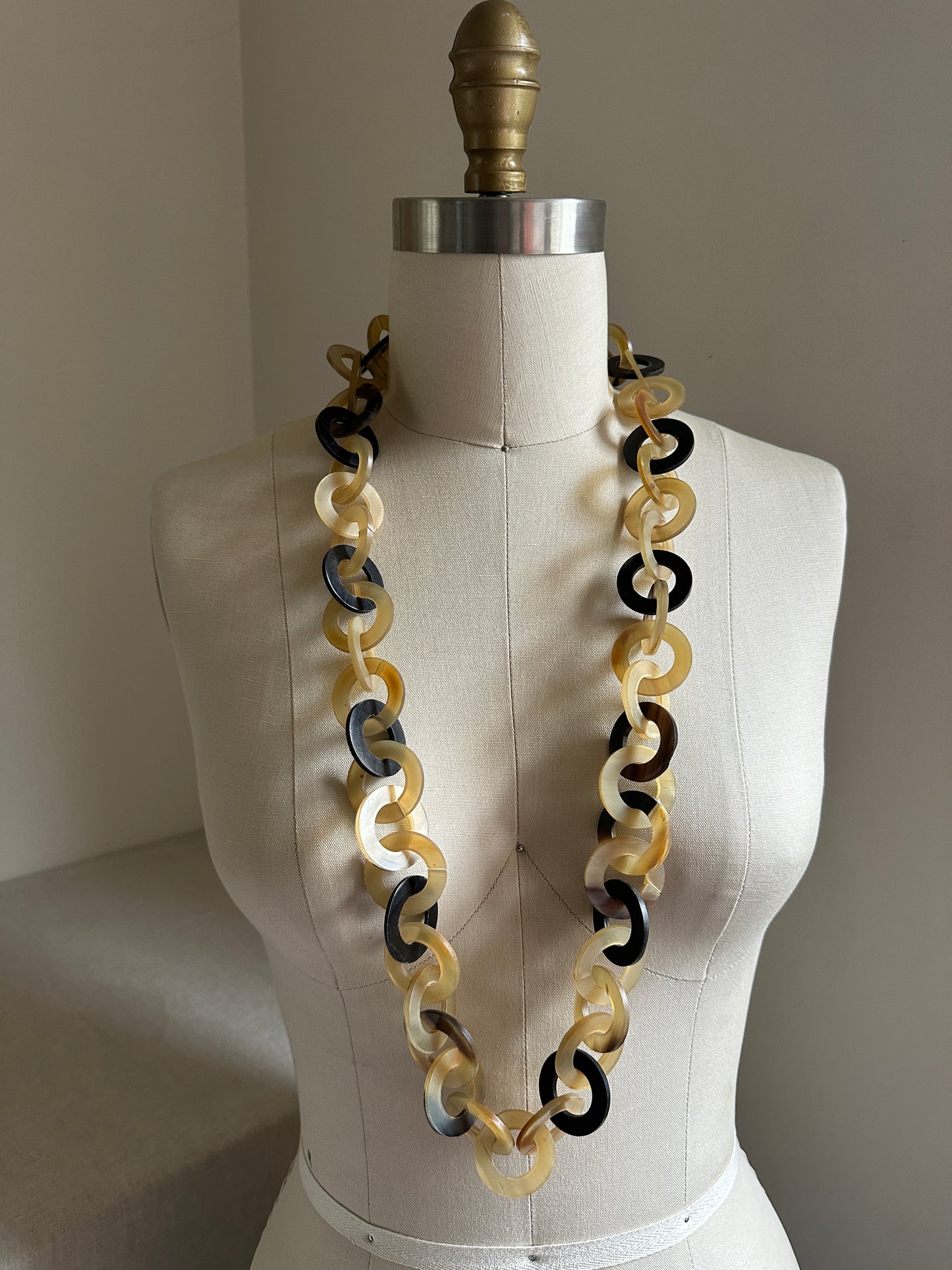 Plastic O-Ring Tortoise Necklace
