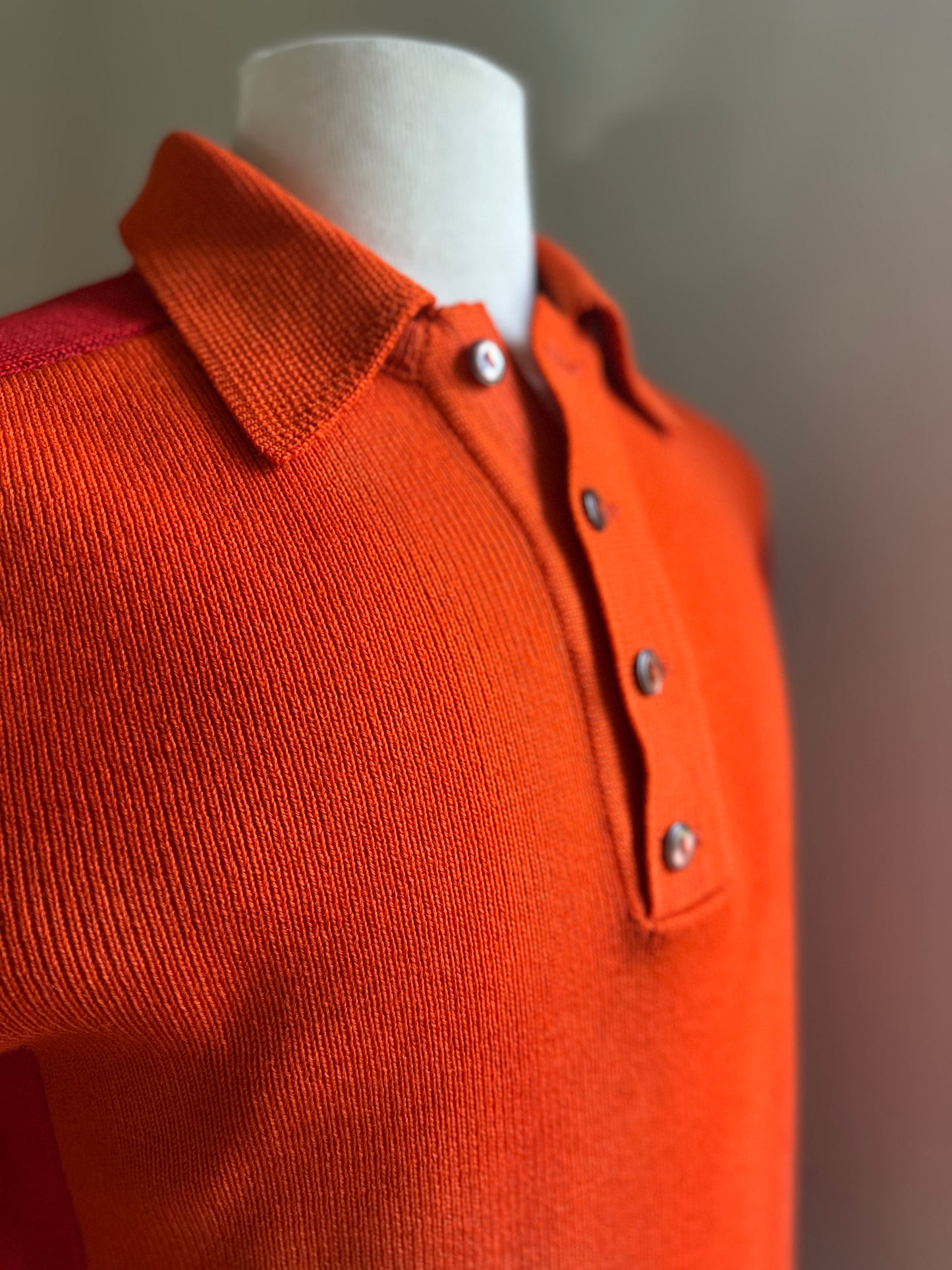 Demetre Orange, Red and Yellow Ski Sweater