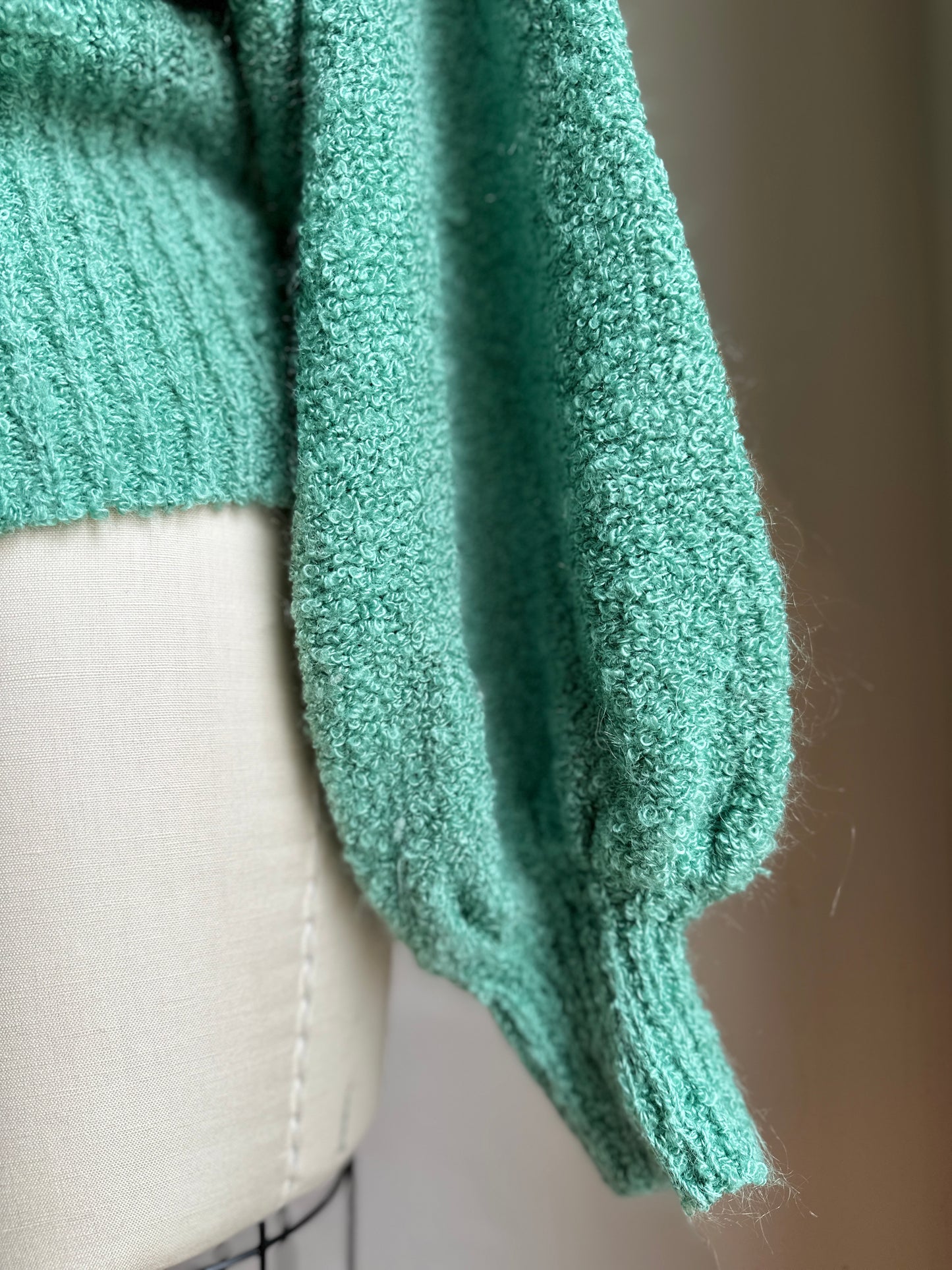 Kitty Hawk Cowl Neck Pistachio Green Sweater